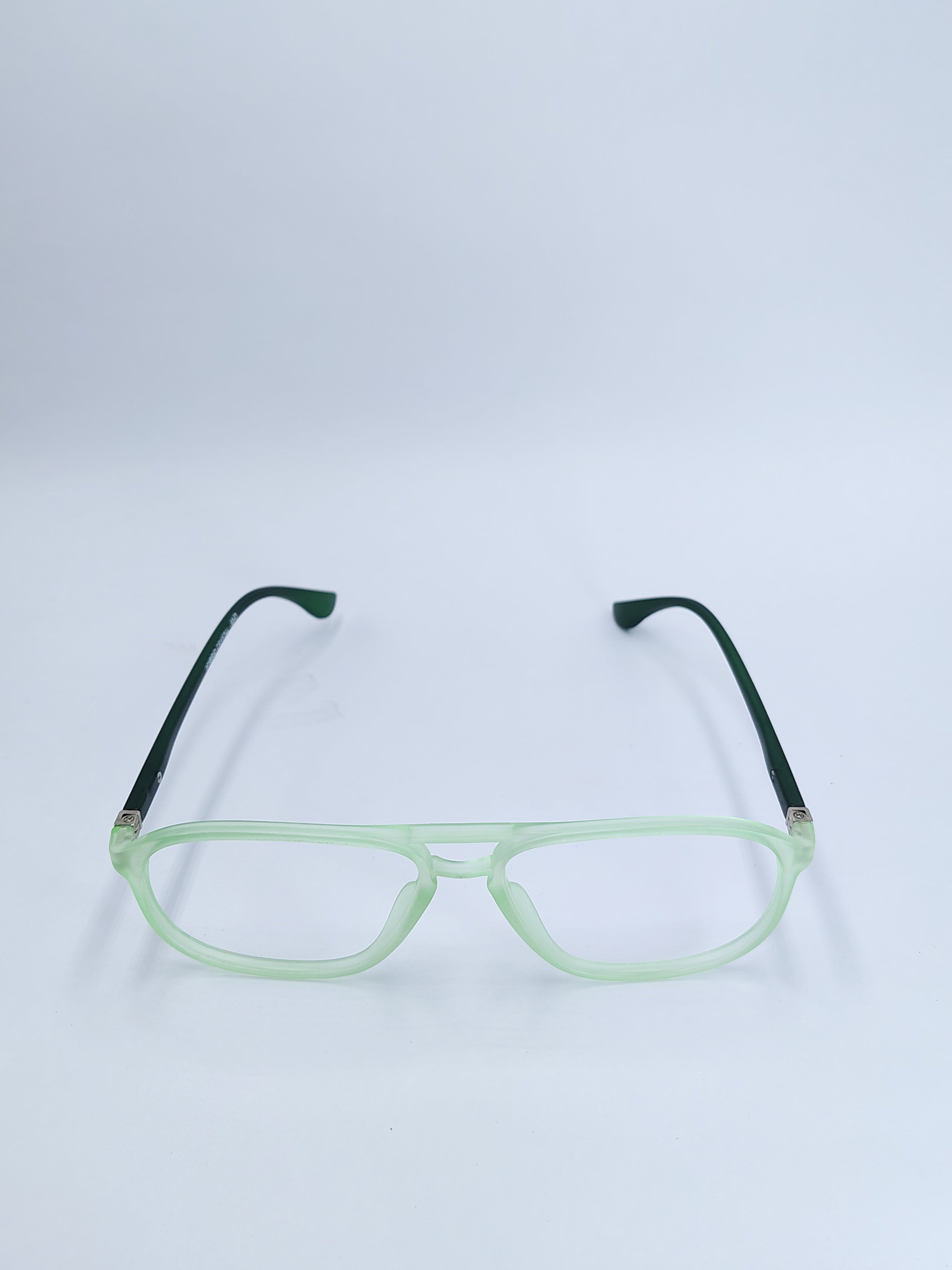 vision plus hybrid crystal dual matte green frame