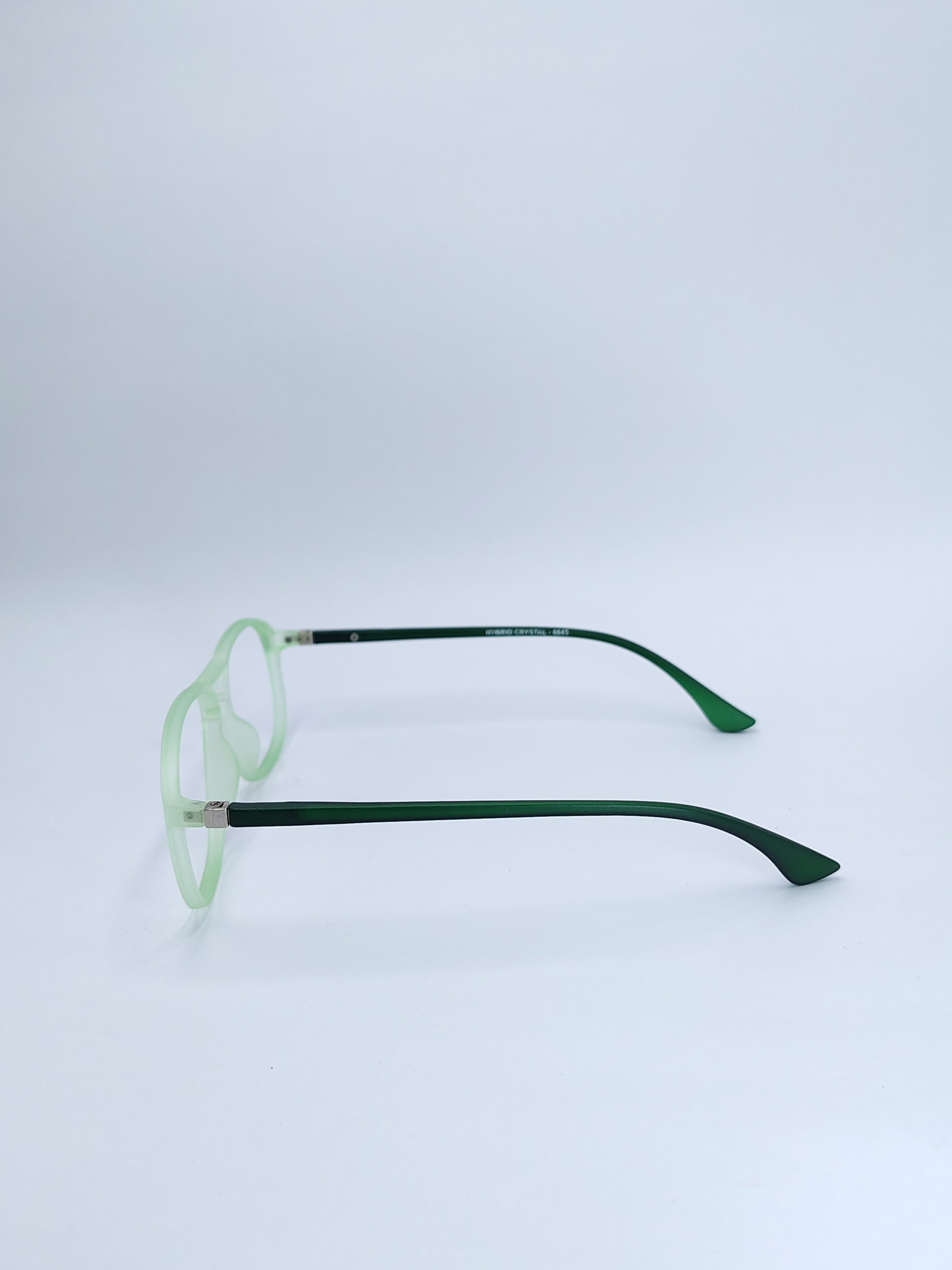 vision plus hybrid crystal dual matte green frame