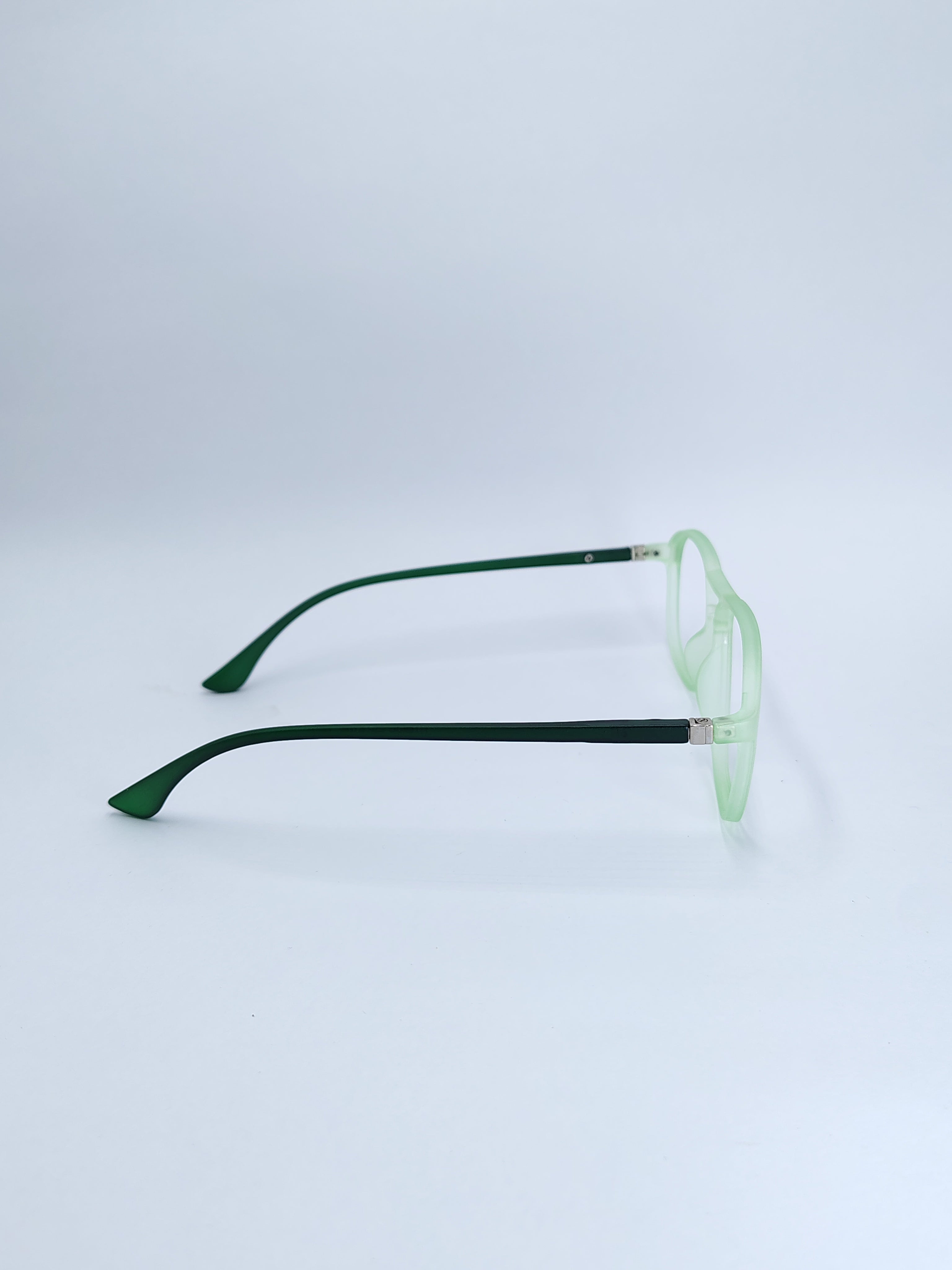 vision plus hybrid crystal dual matte green frame