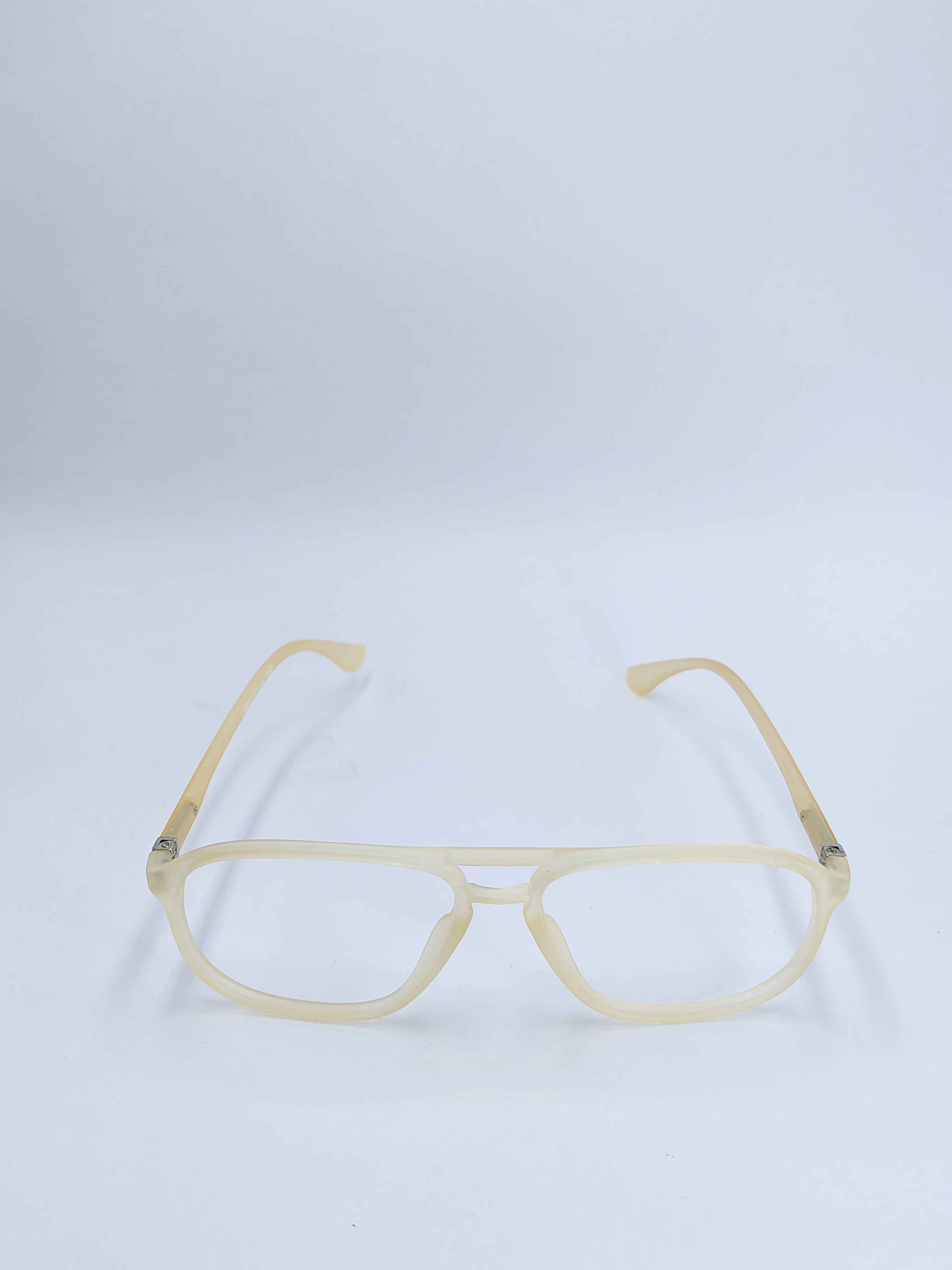vision plus hybrid matte creamy yellow frame