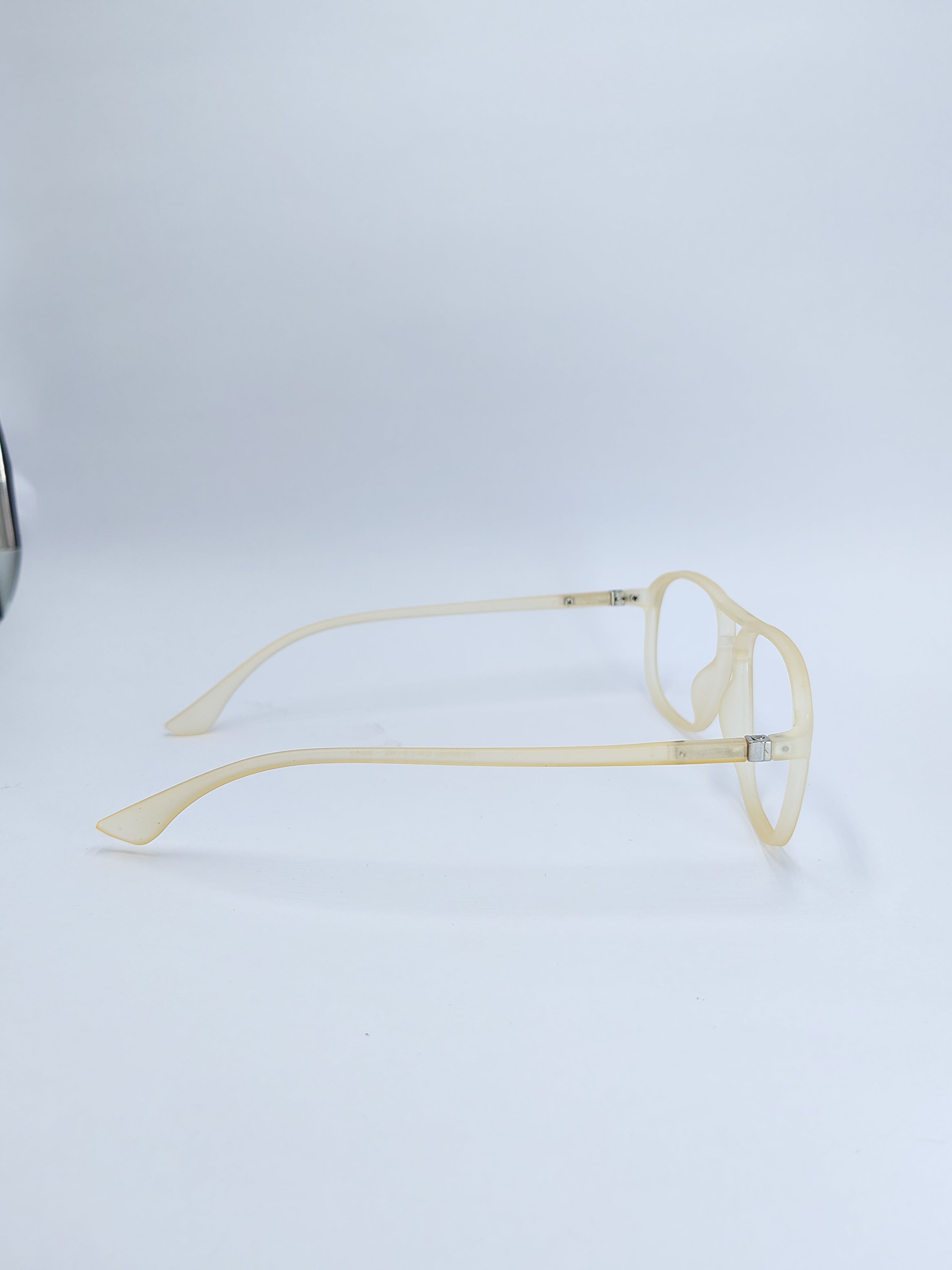 vision plus hybrid matte creamy yellow frame