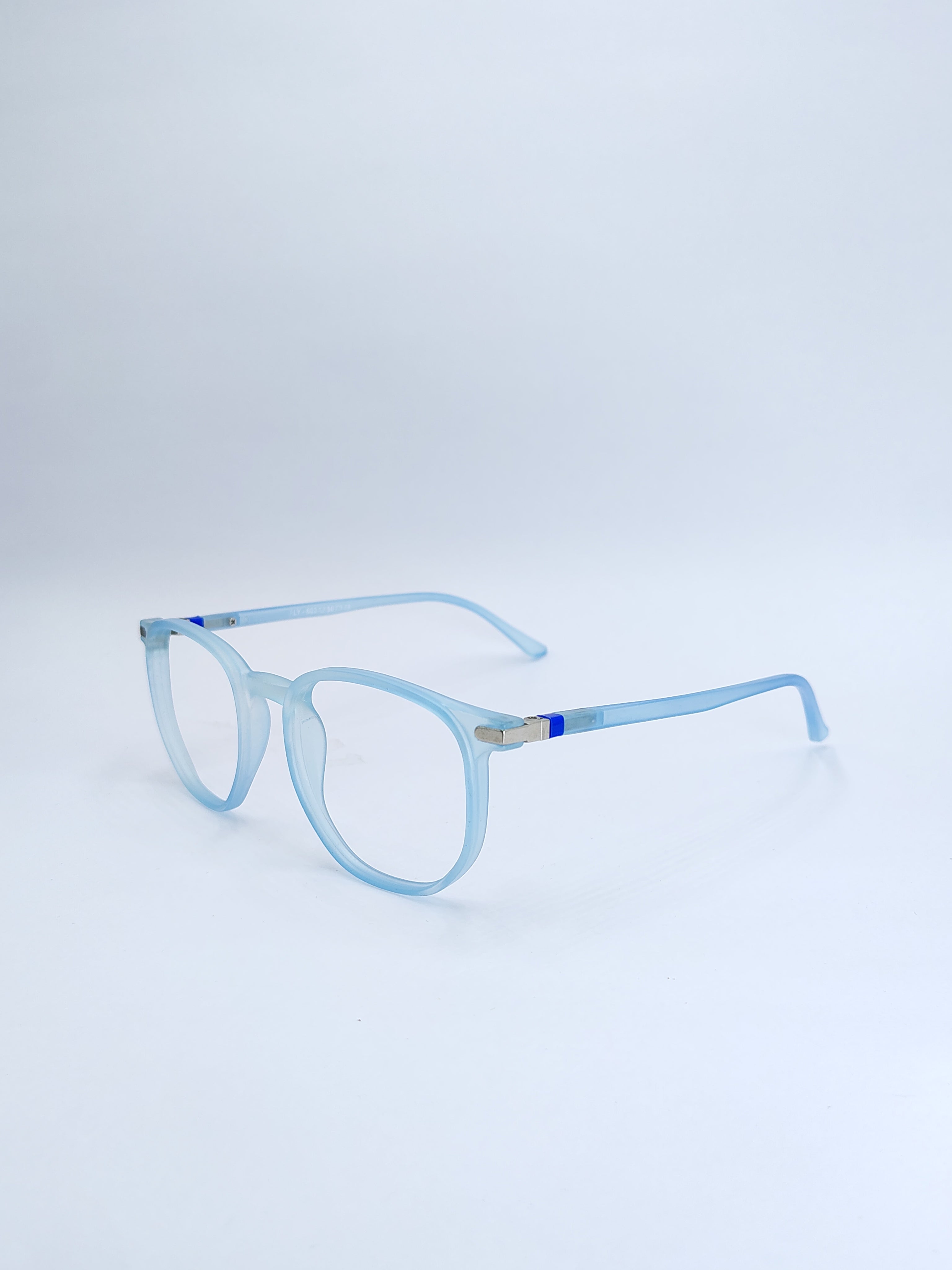 vision plus fly light blue frame