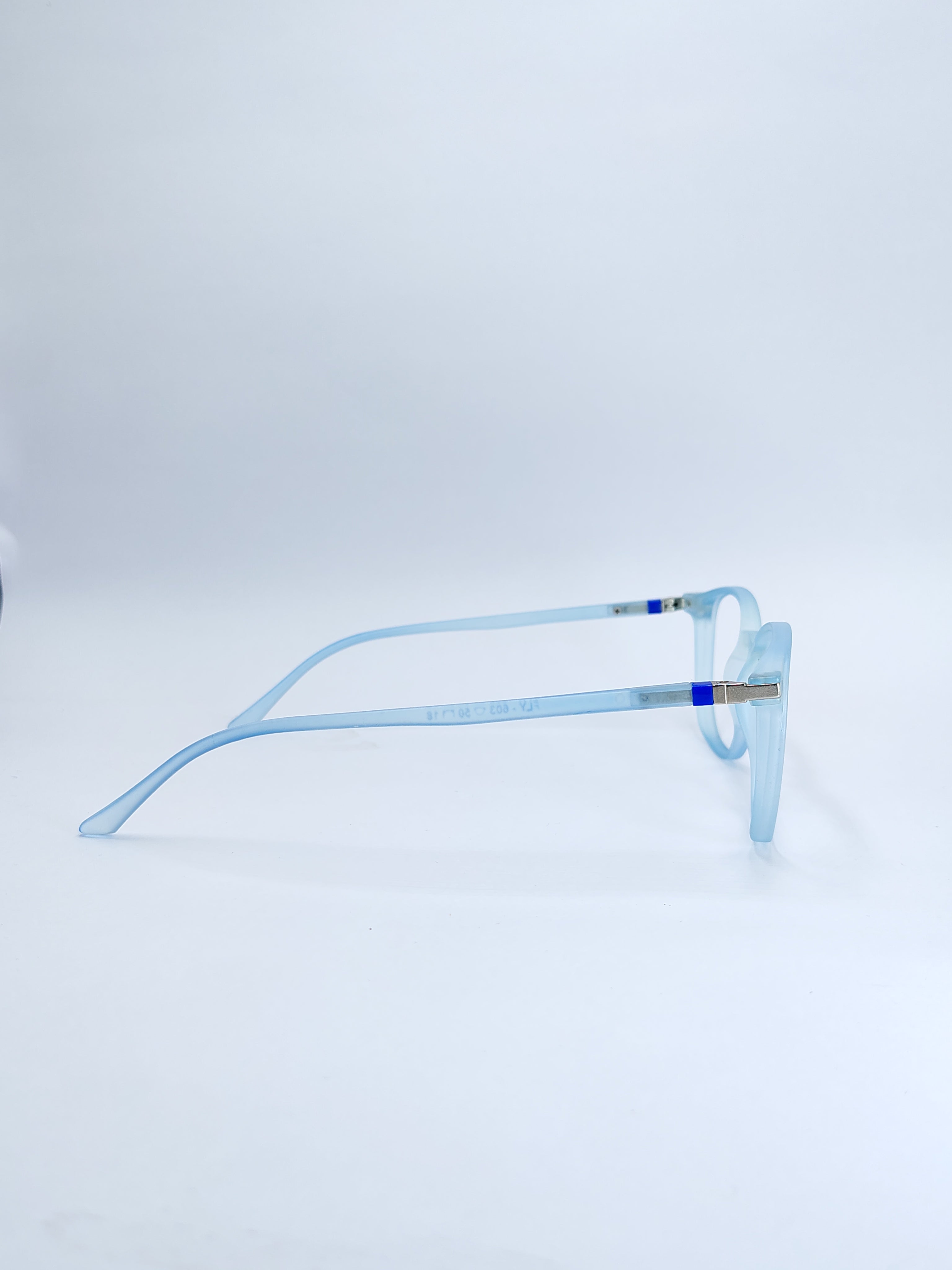 vision plus fly light blue frame