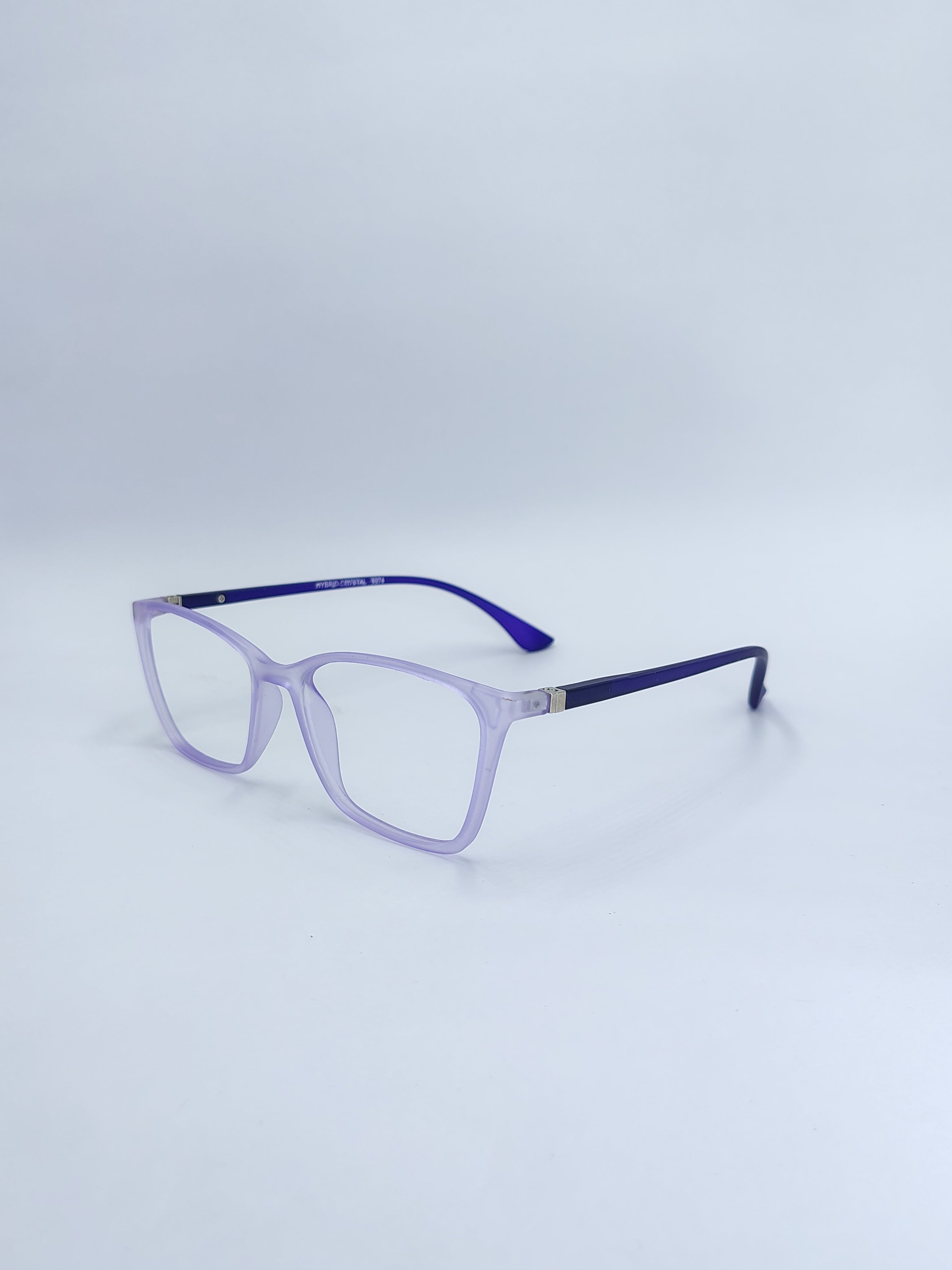 vision plus hybrid crystal matte dual purple frame