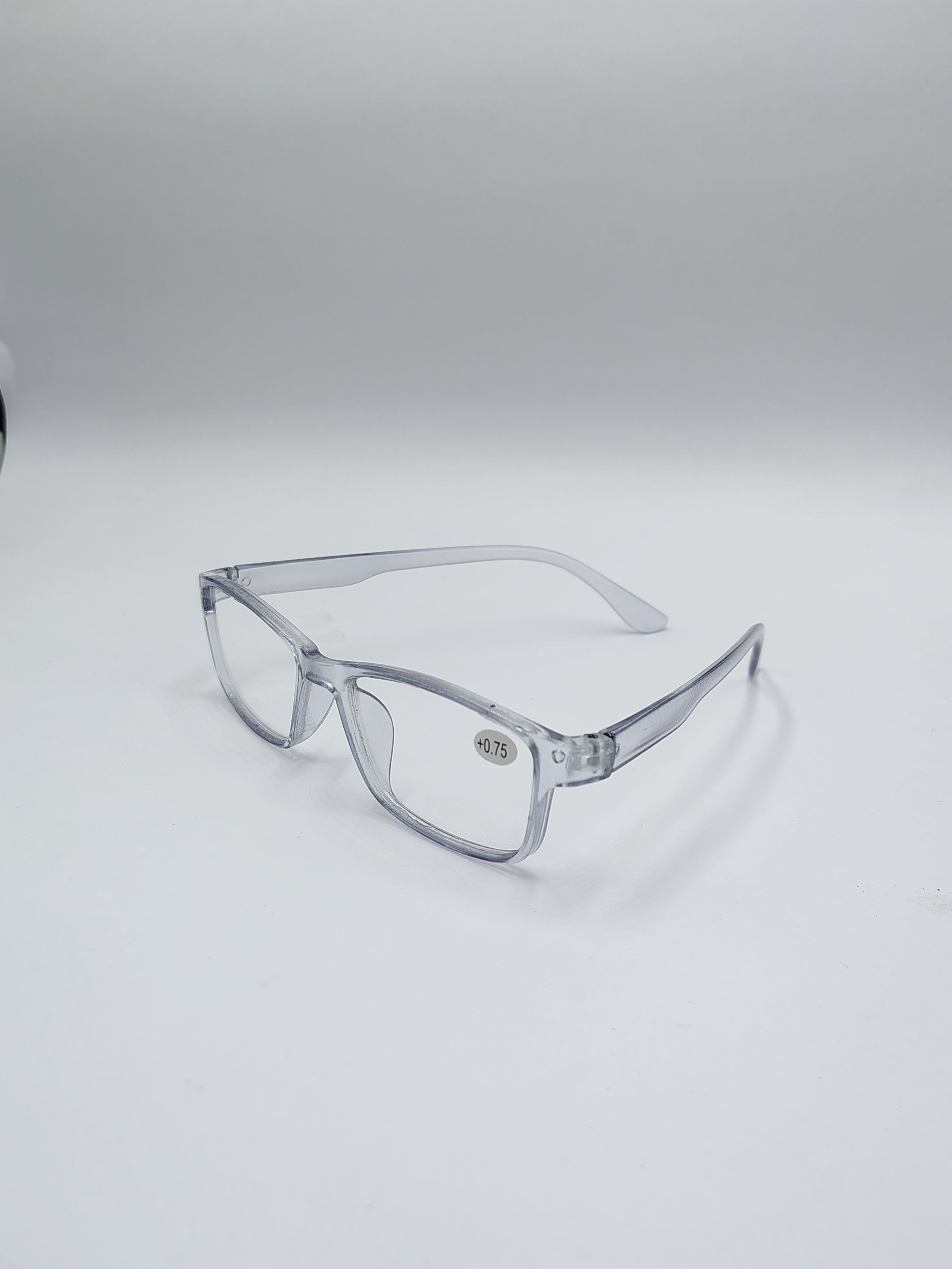 vision plus reading matte silver frame +0.75