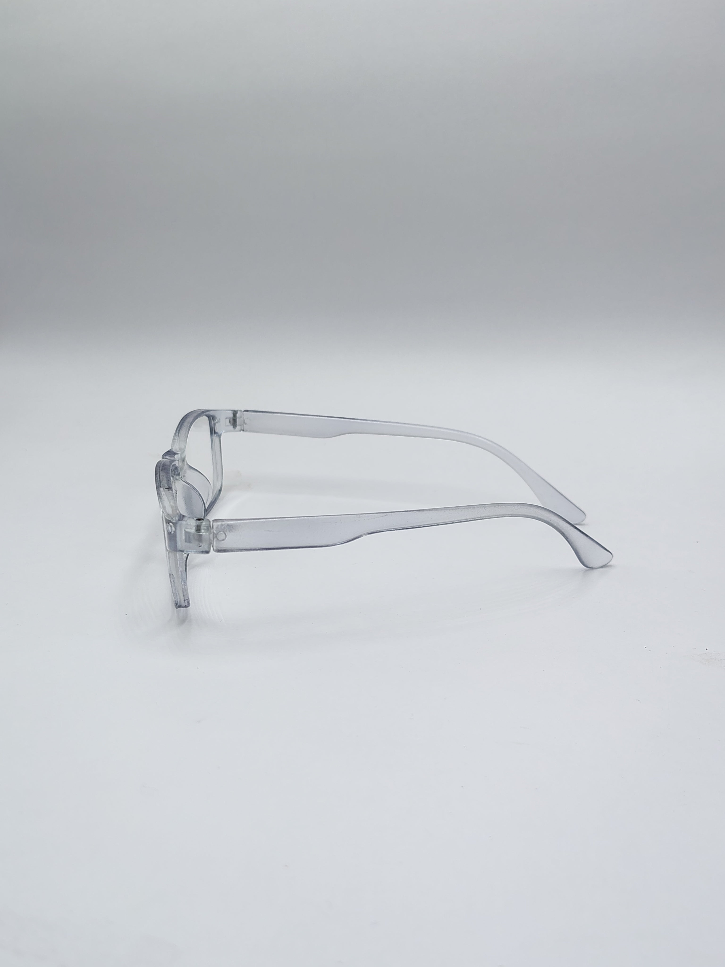 vision plus reading matte silver frame +0.75
