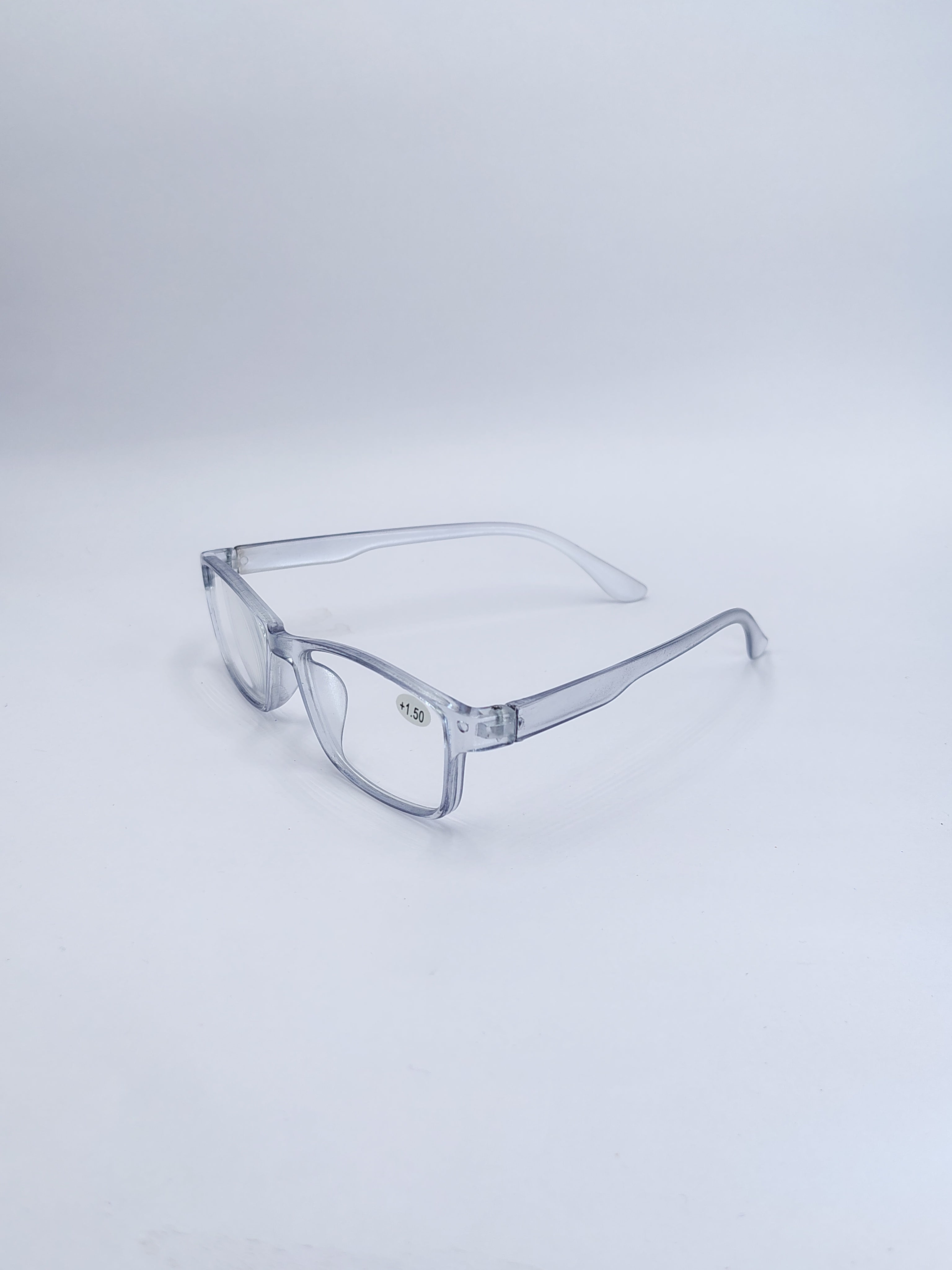 vision plus reading matte silver frame +1.50