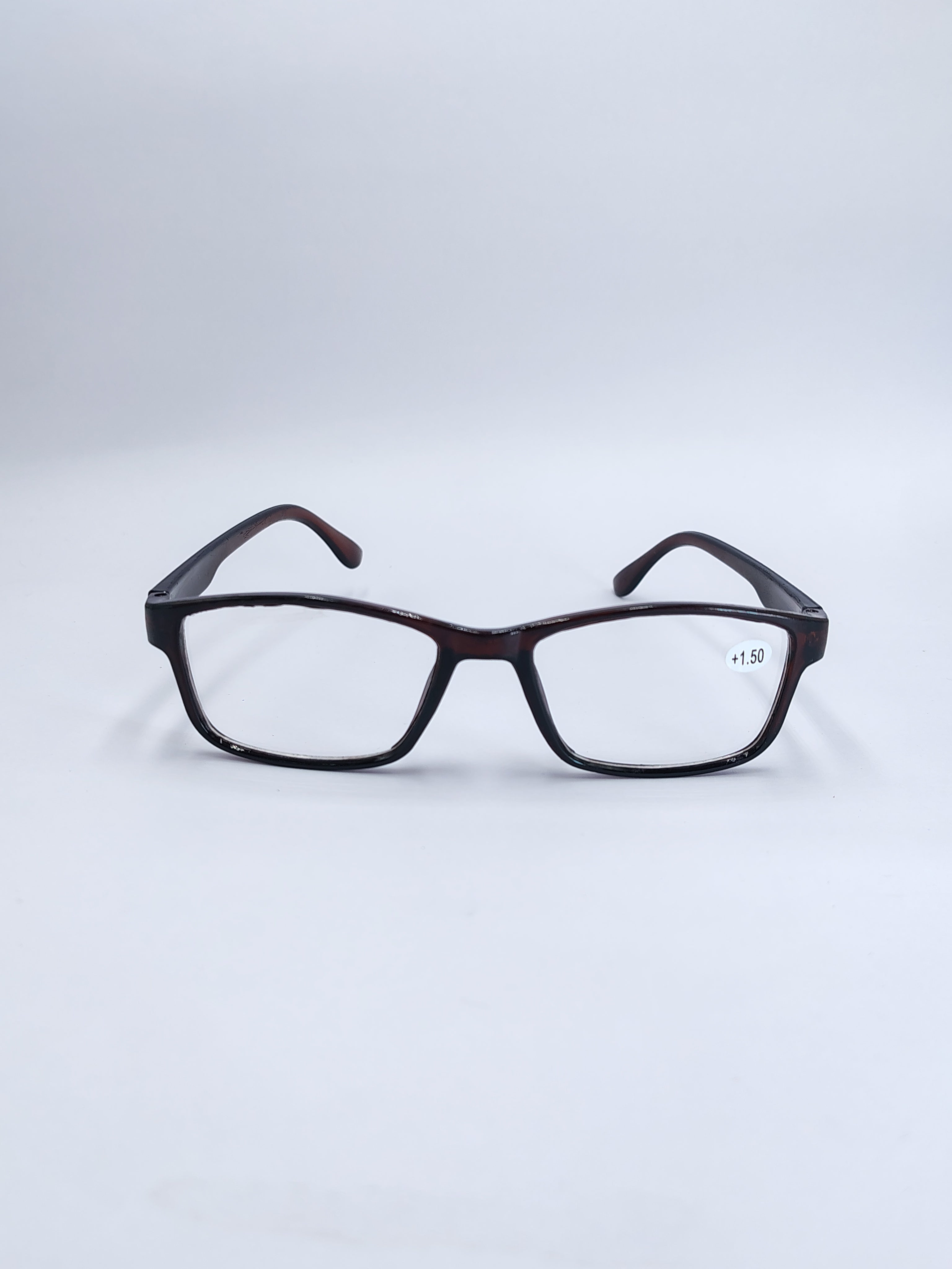 vision plus reading matte silver frame +1.50