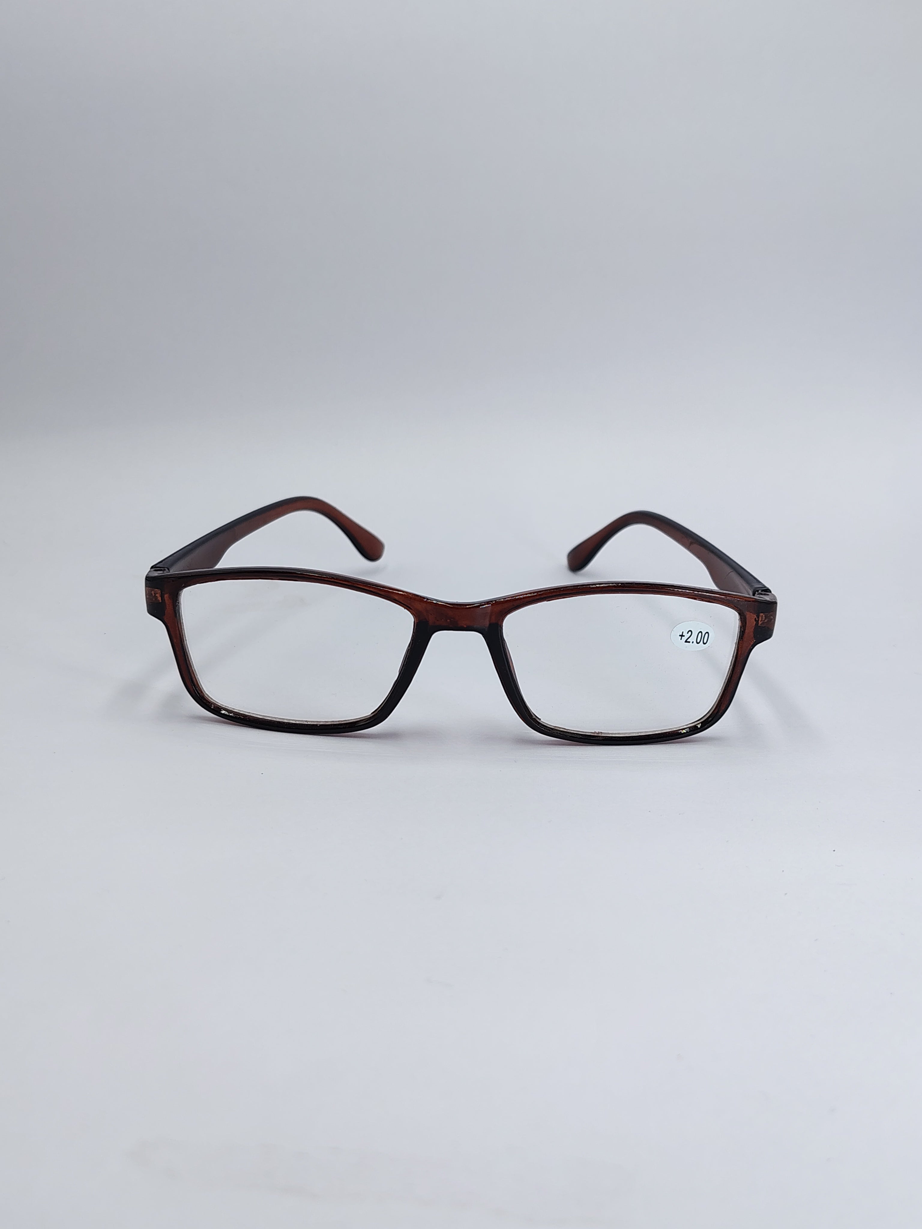 vision plus reading matte silver frame +2.00