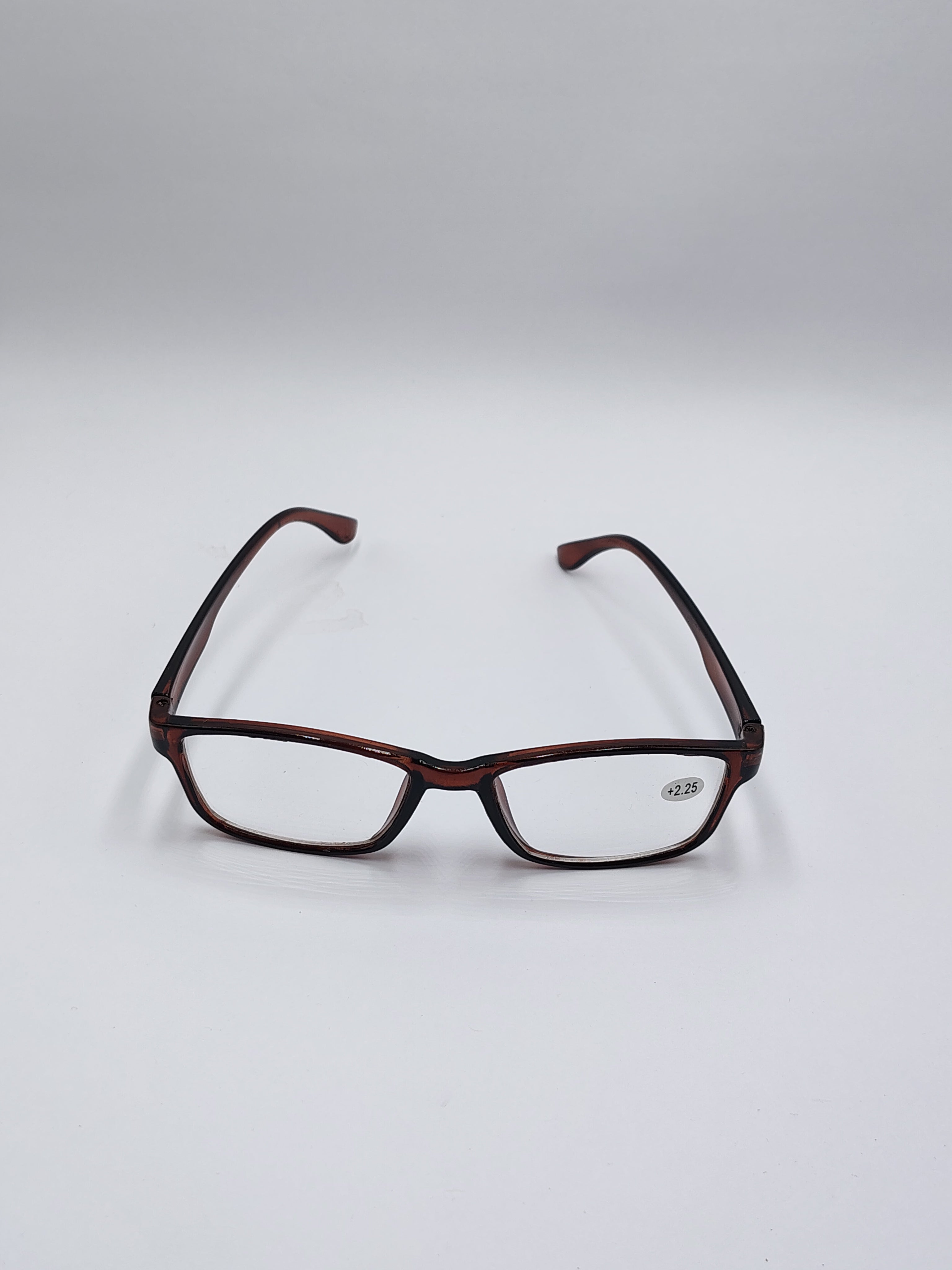 vision plus reading brown frame +2.25