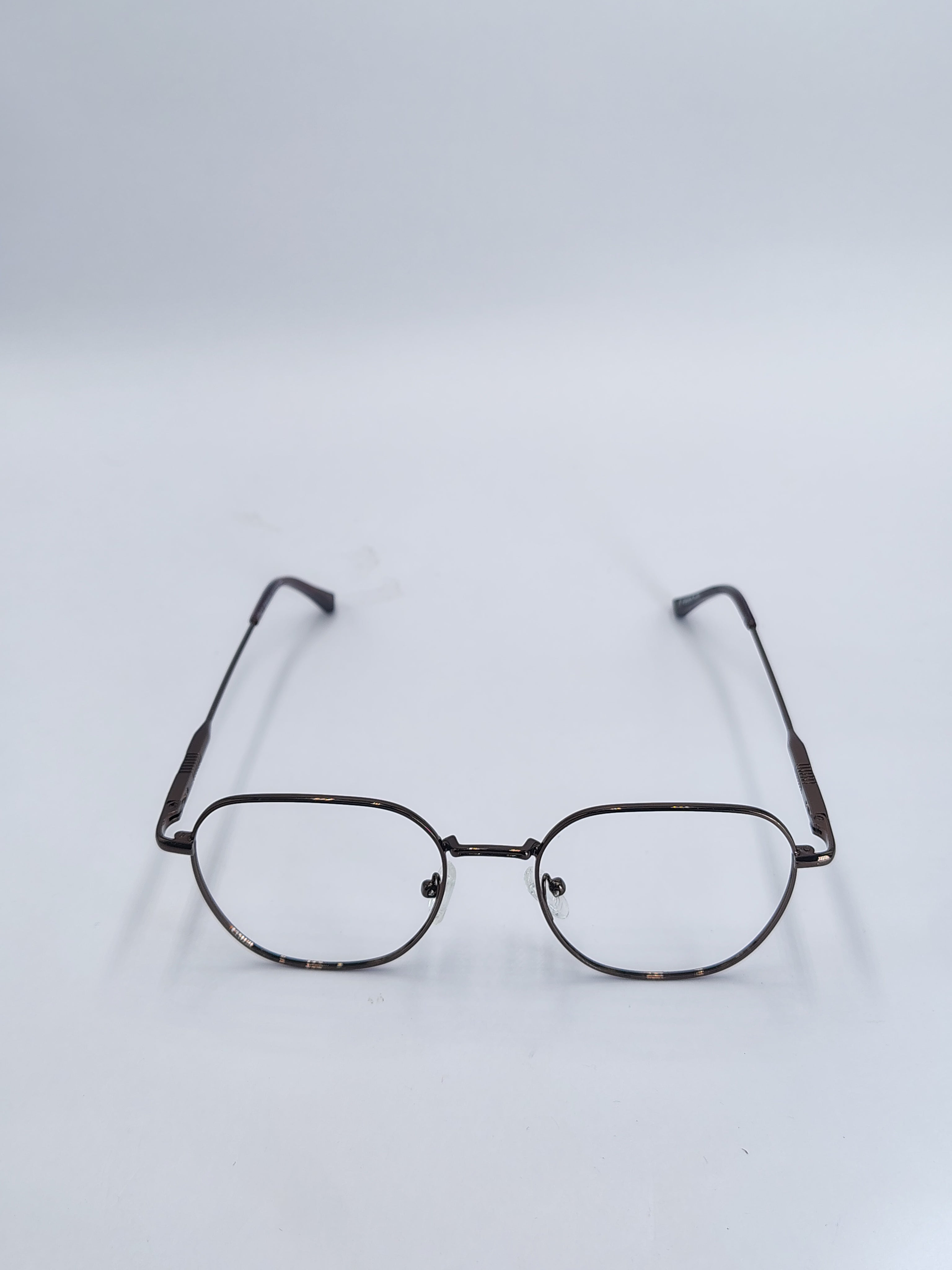 vision plus brown metallic frame