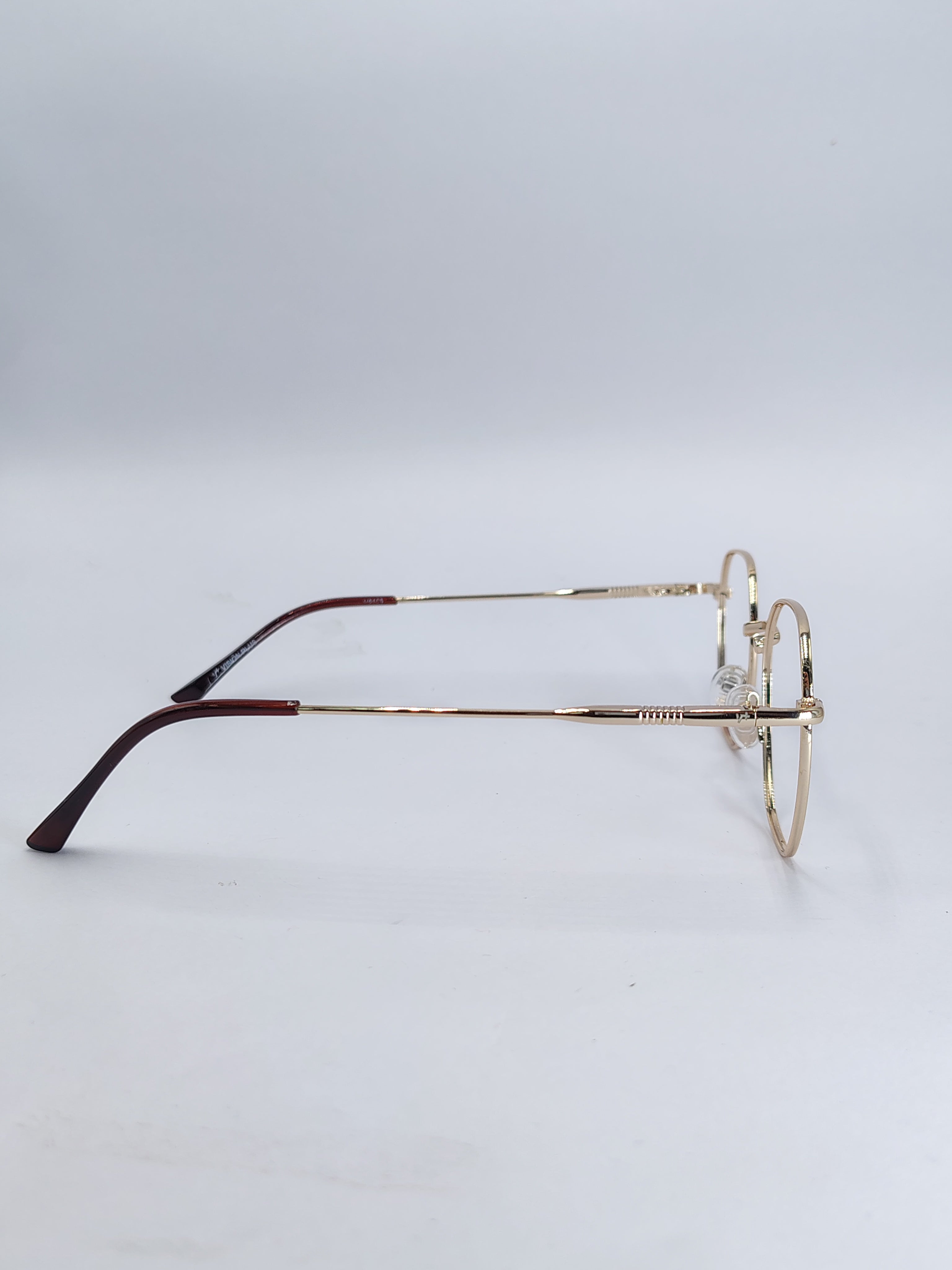 vision plus gold metallic frame