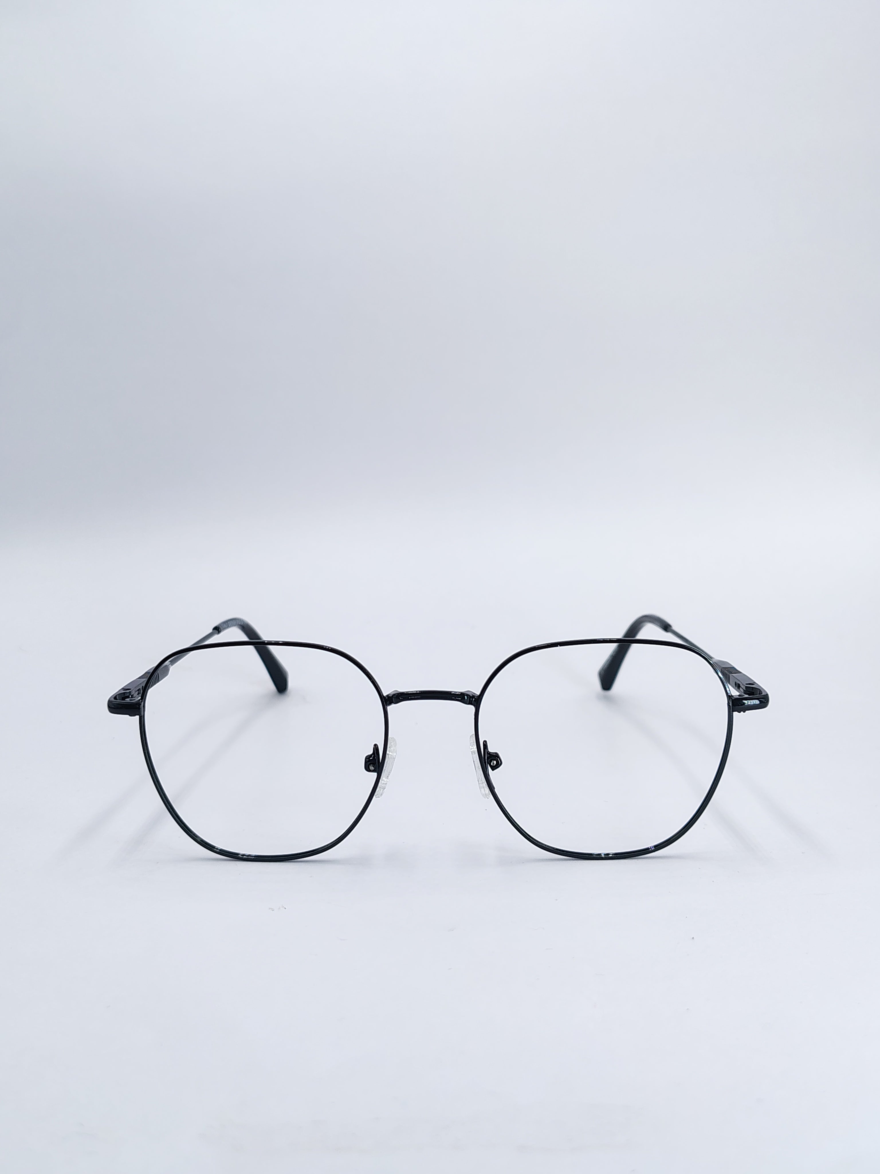 vision plus full black metallic frame