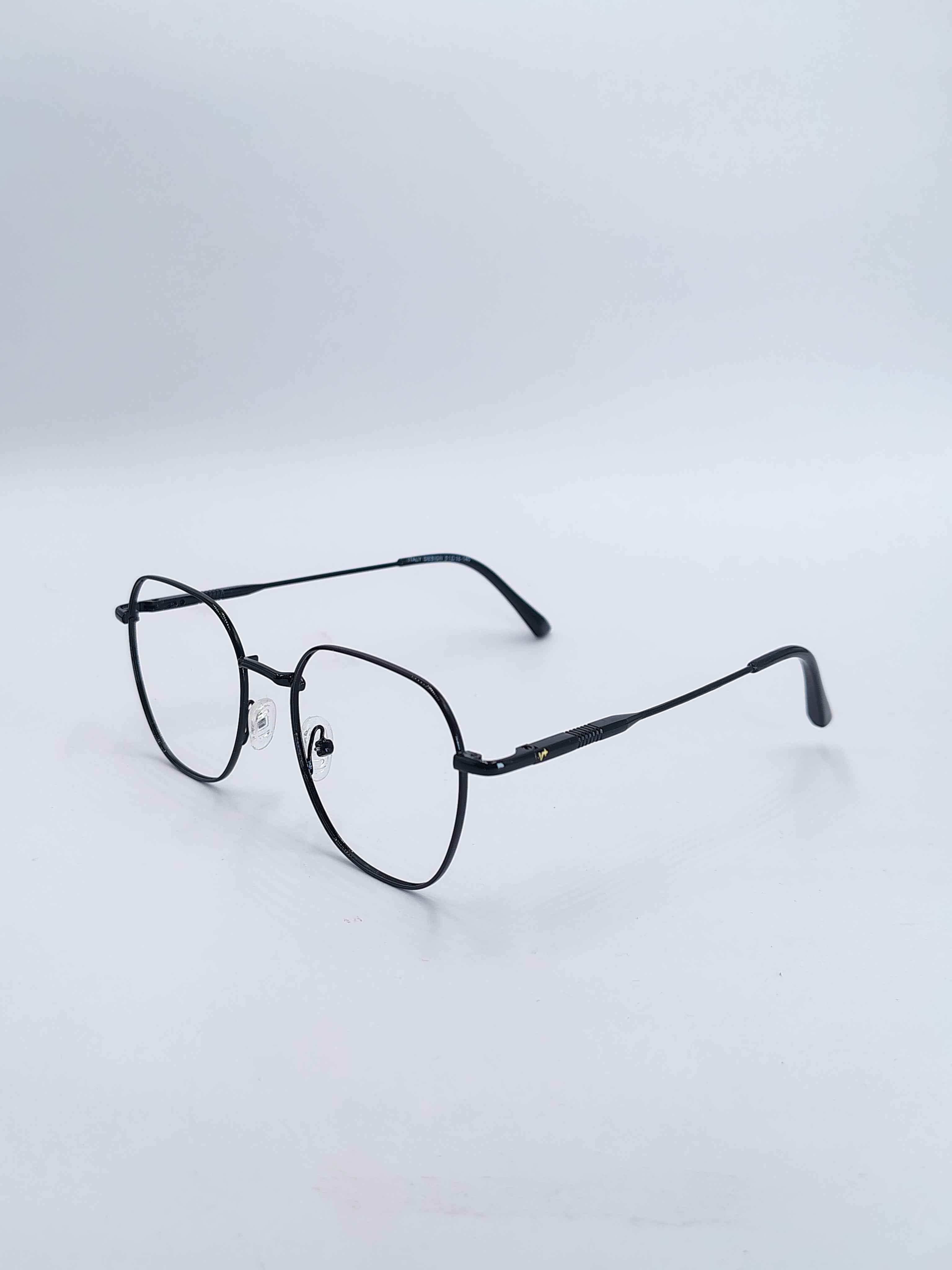 vision plus full black metallic frame