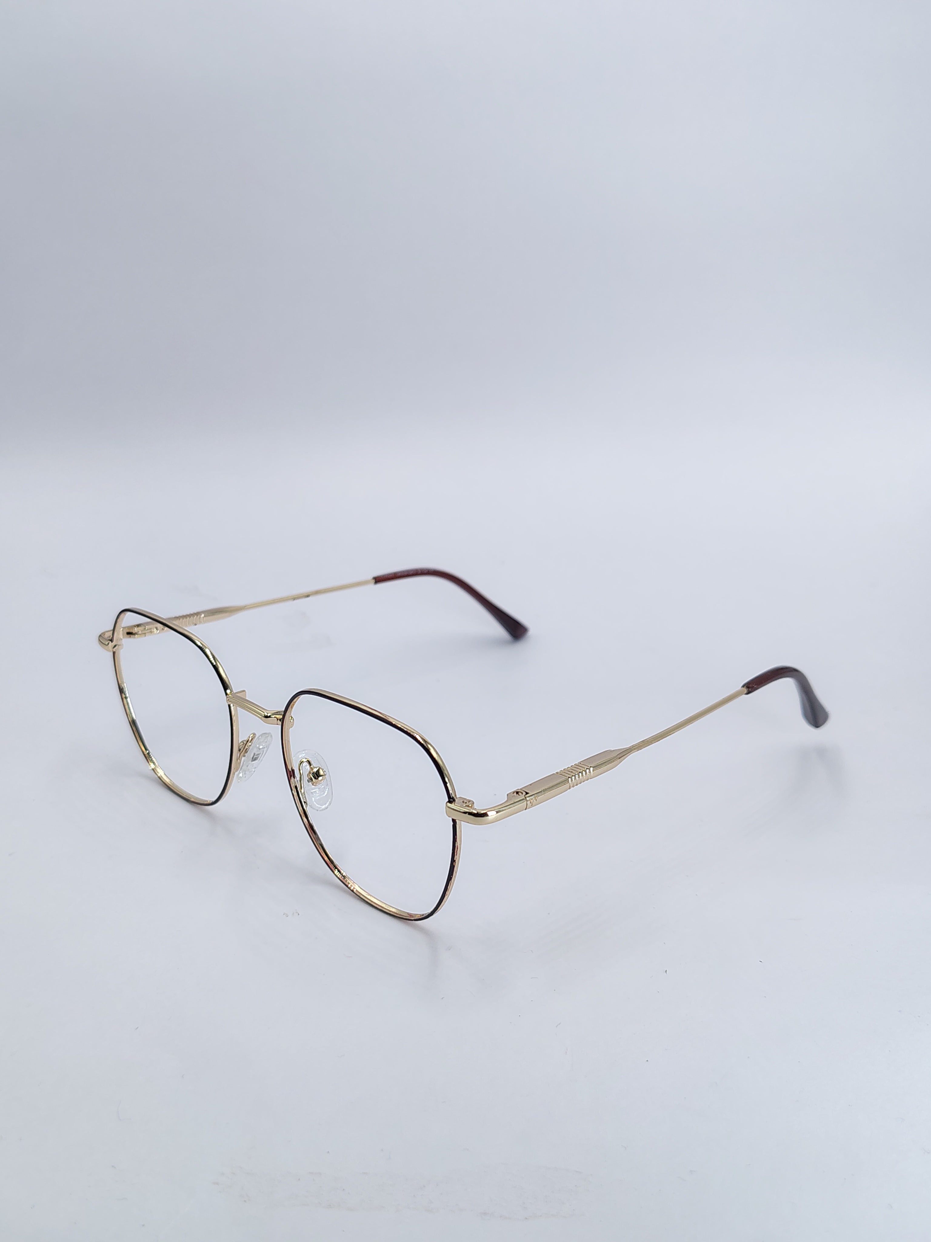 vision plus black and gold metallic frame