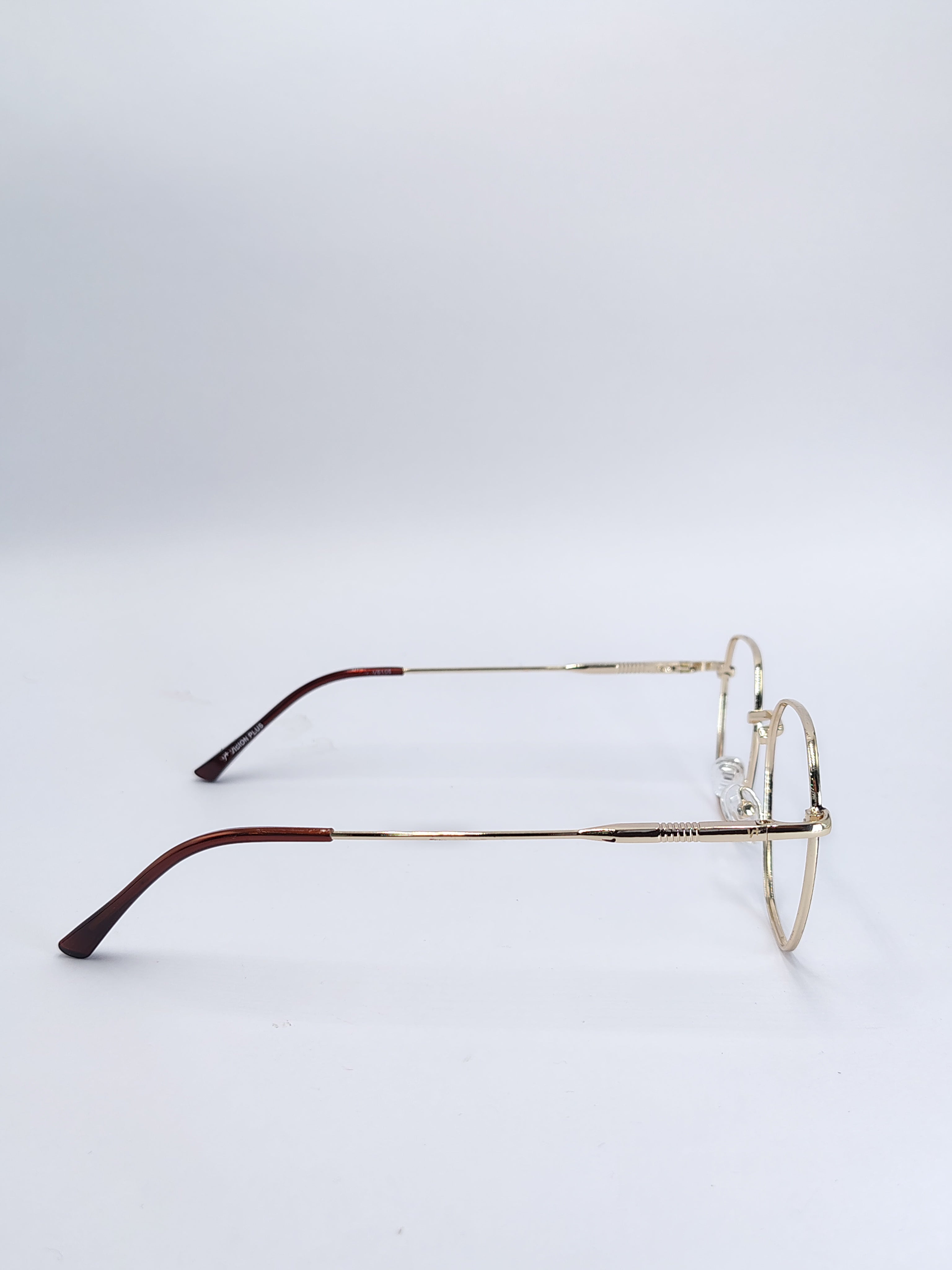 vision plus black and gold metallic frame