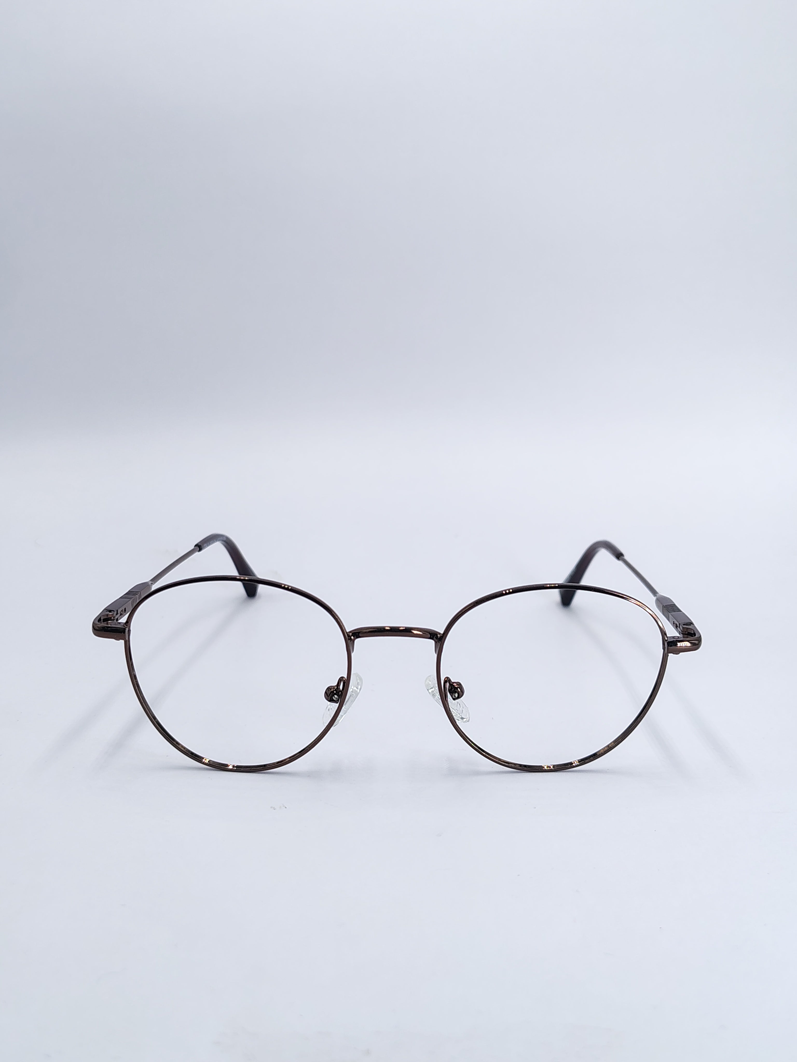 vision plus brown metallic frame
