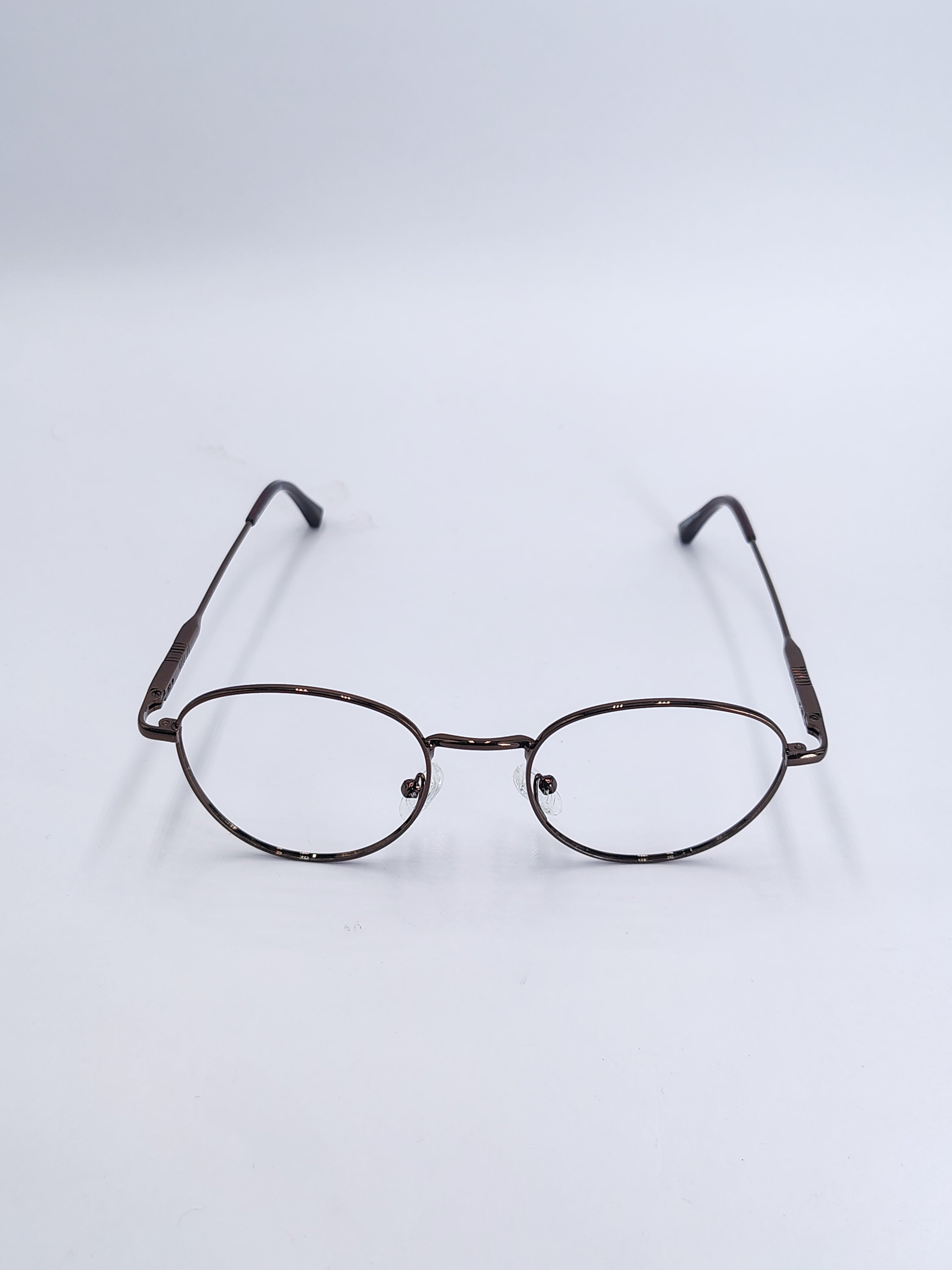 vision plus brown metallic frame