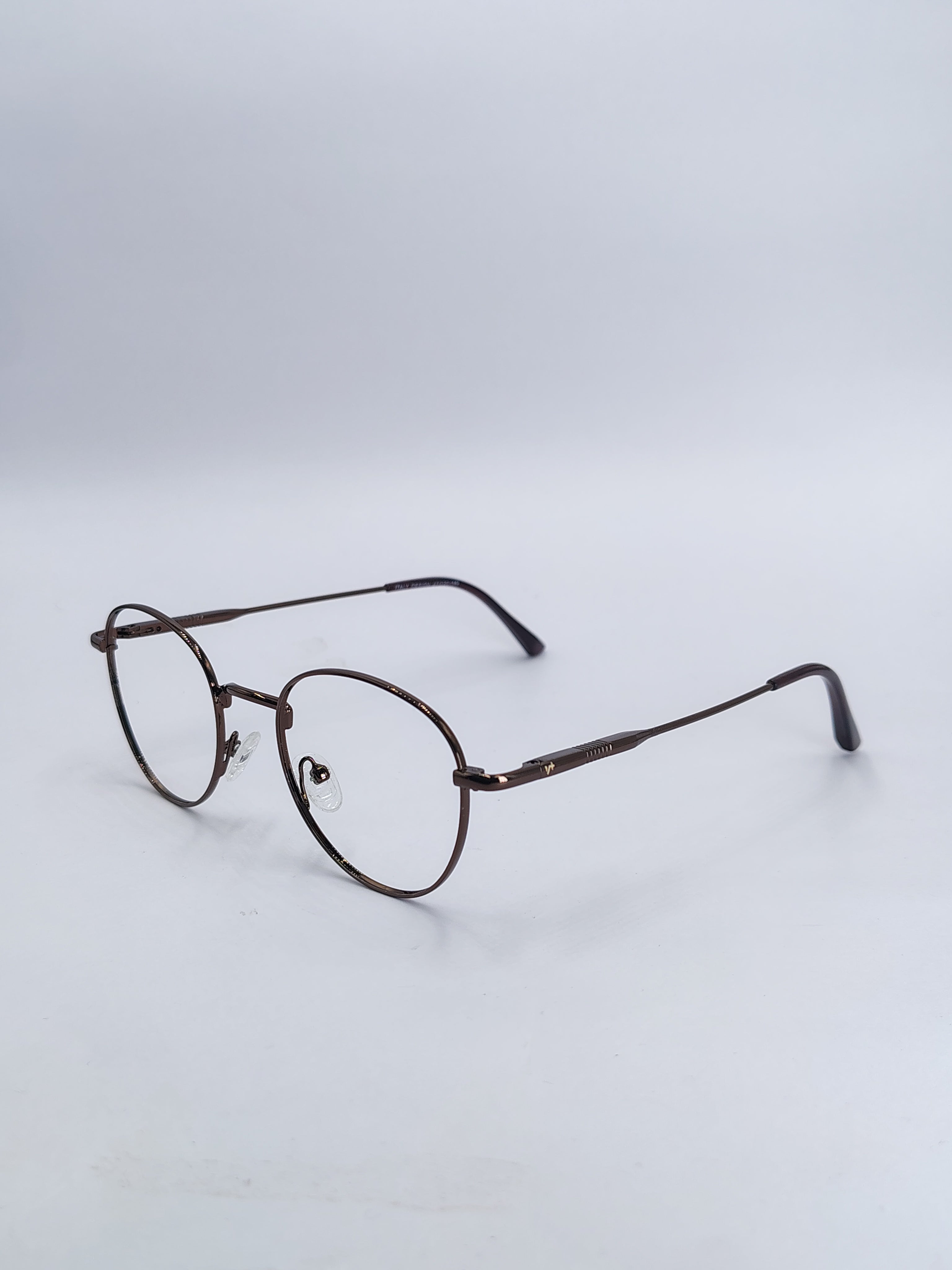 vision plus brown metallic frame