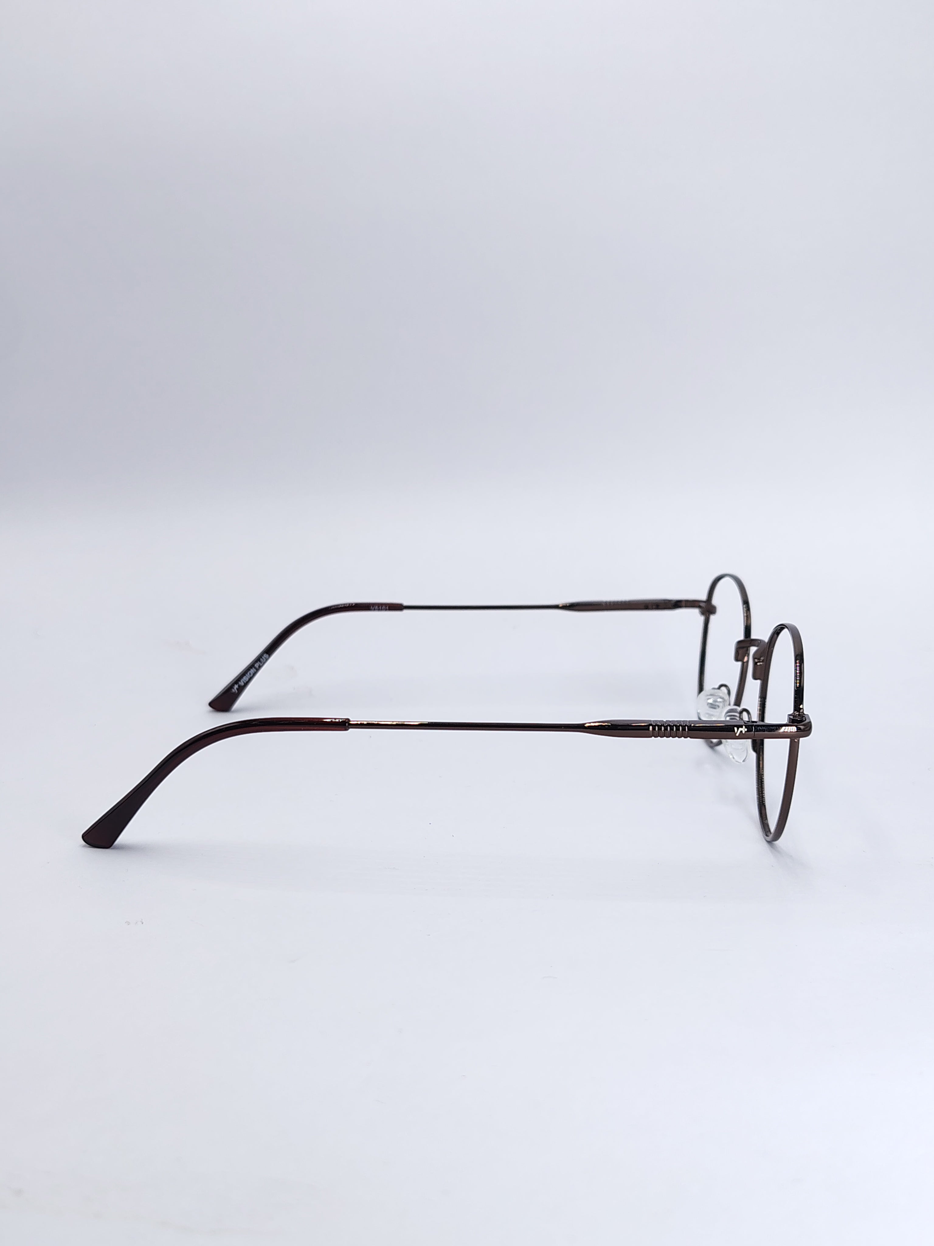 vision plus brown metallic frame