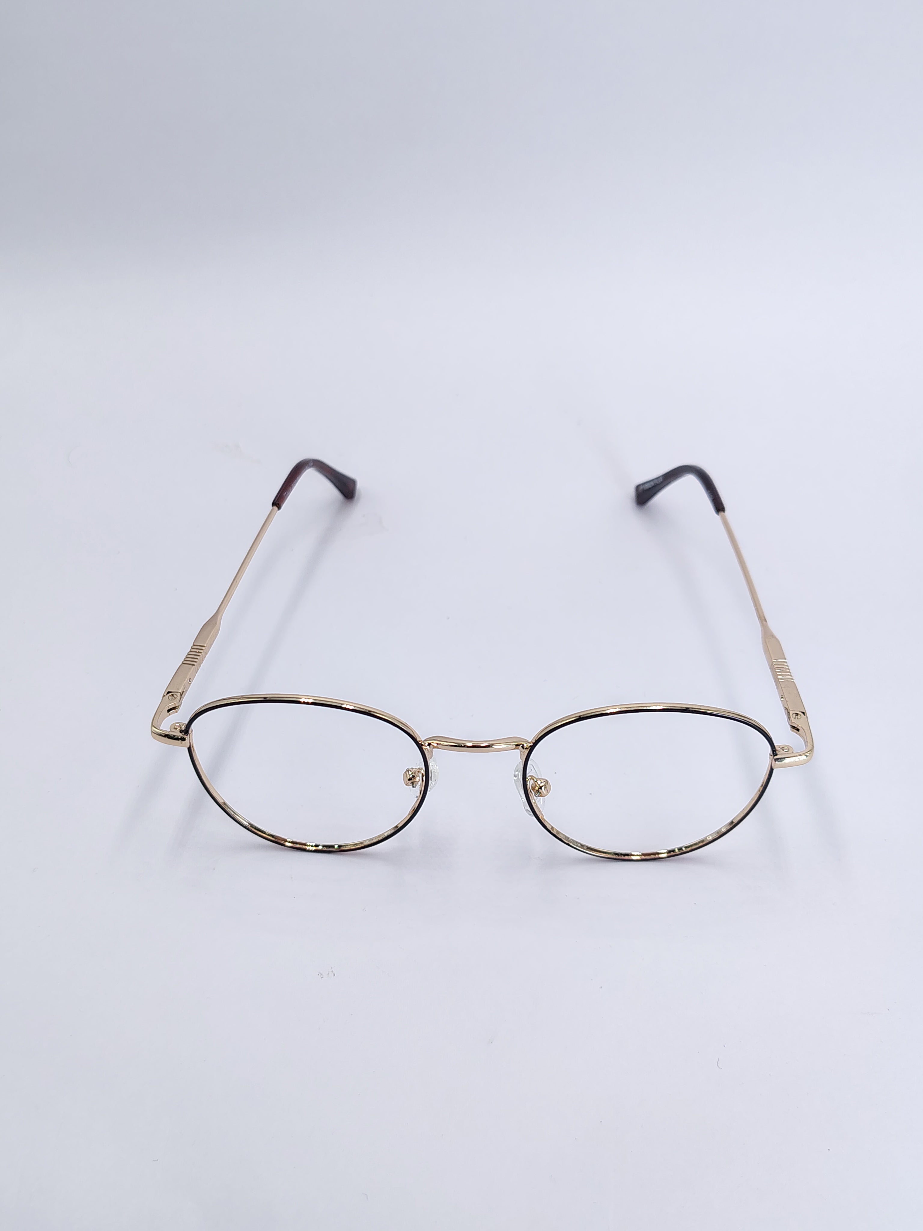 vision plus black and golden metallic frame