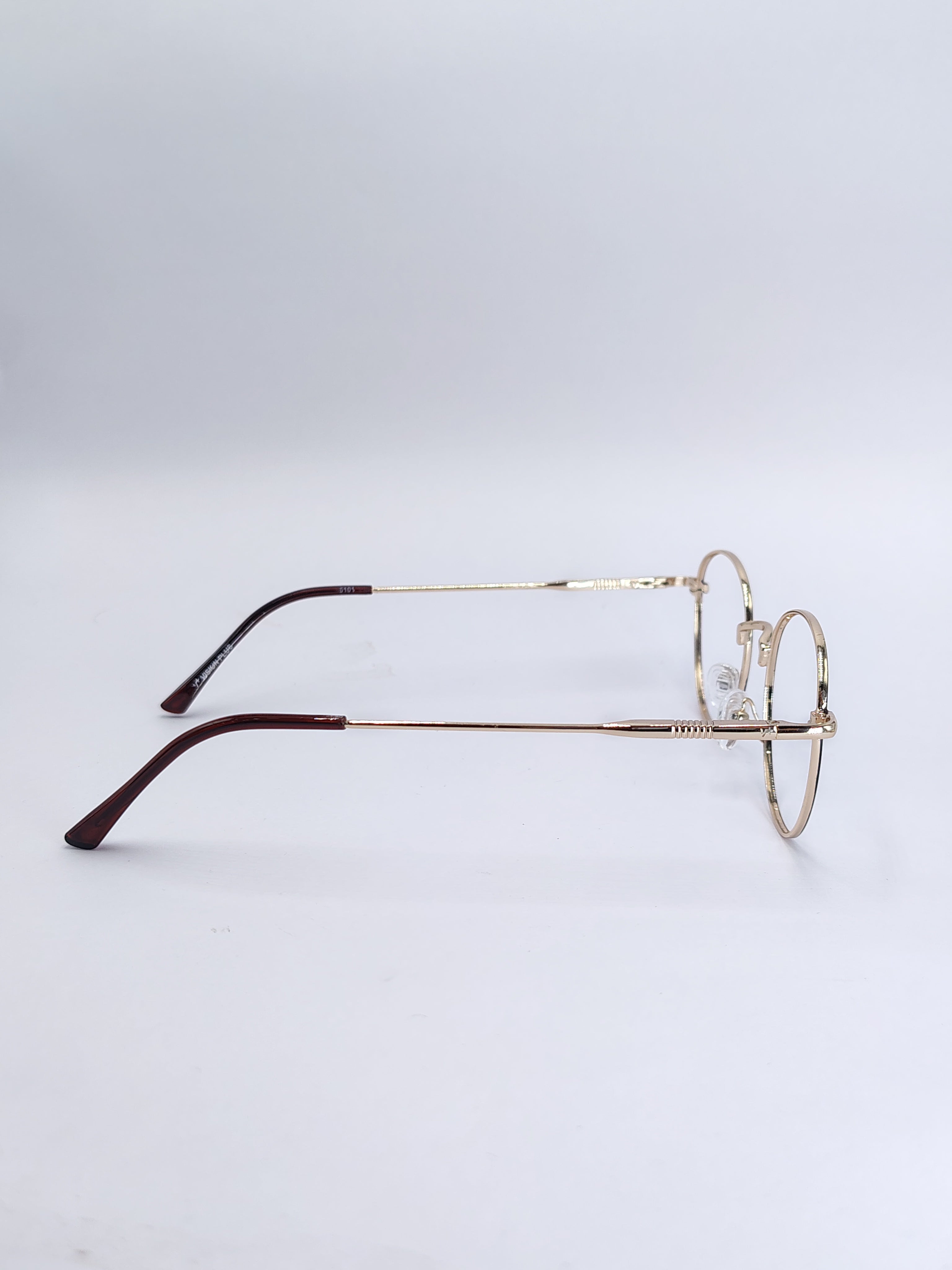 vision plus black and golden metallic frame