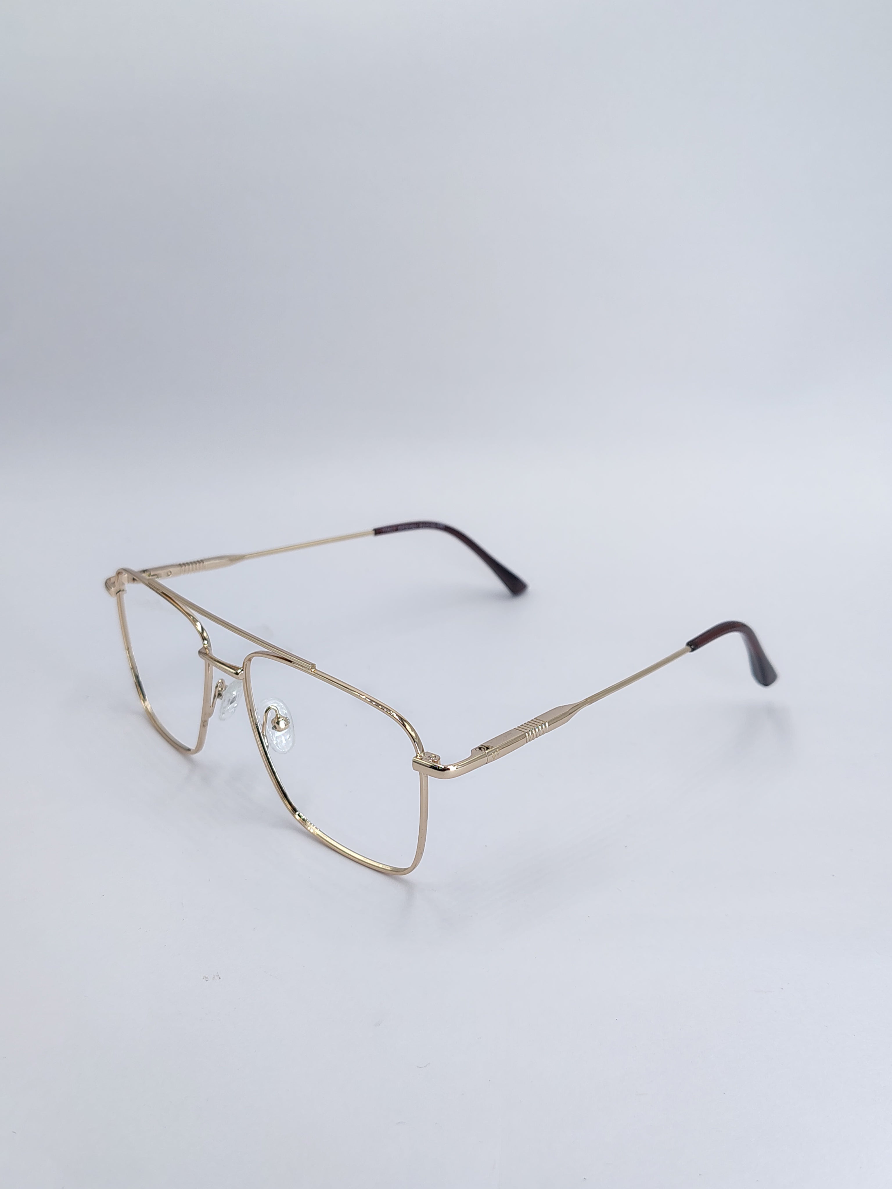 vision plus metallic gold frame