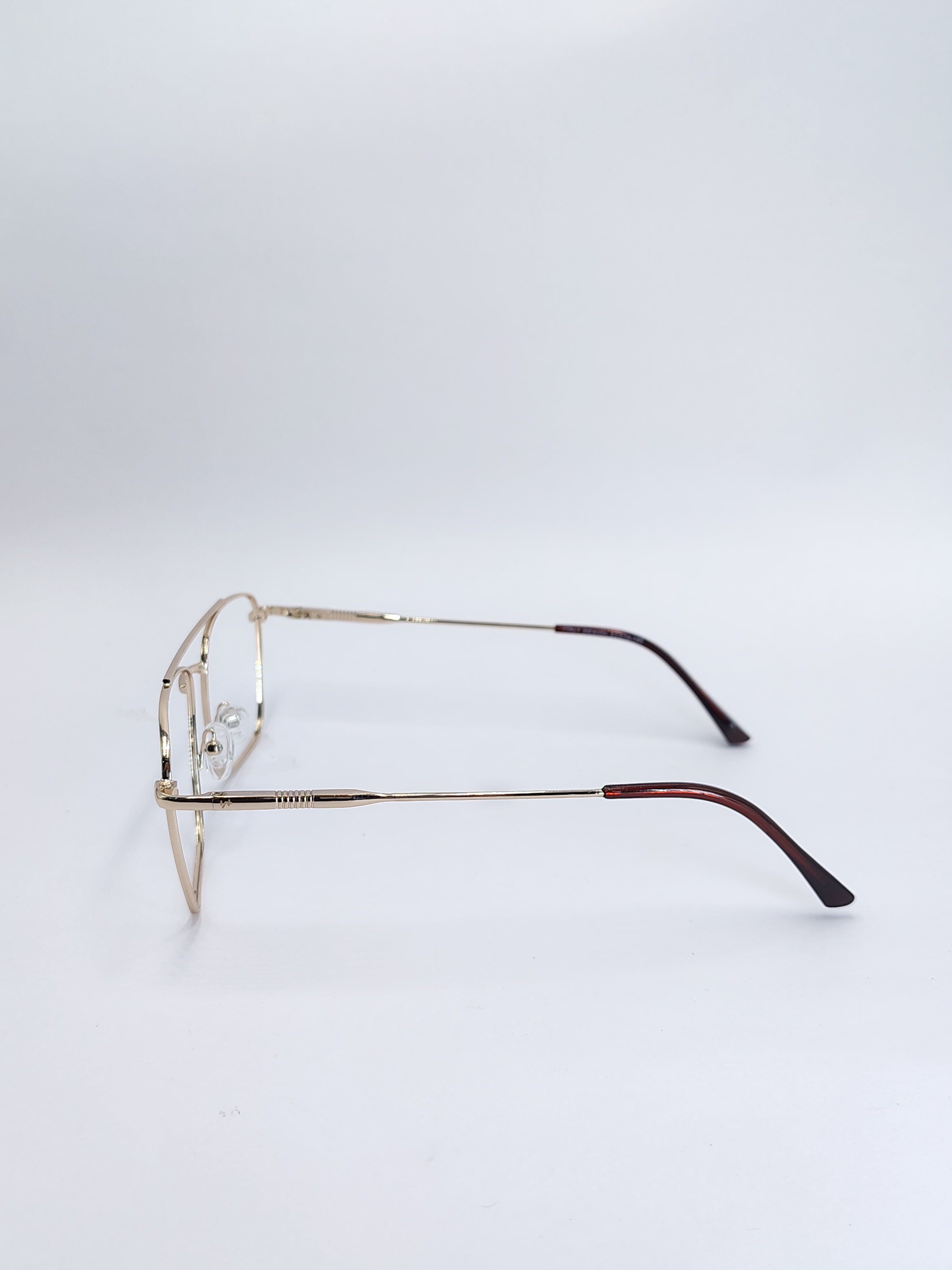 vision plus metallic gold frame