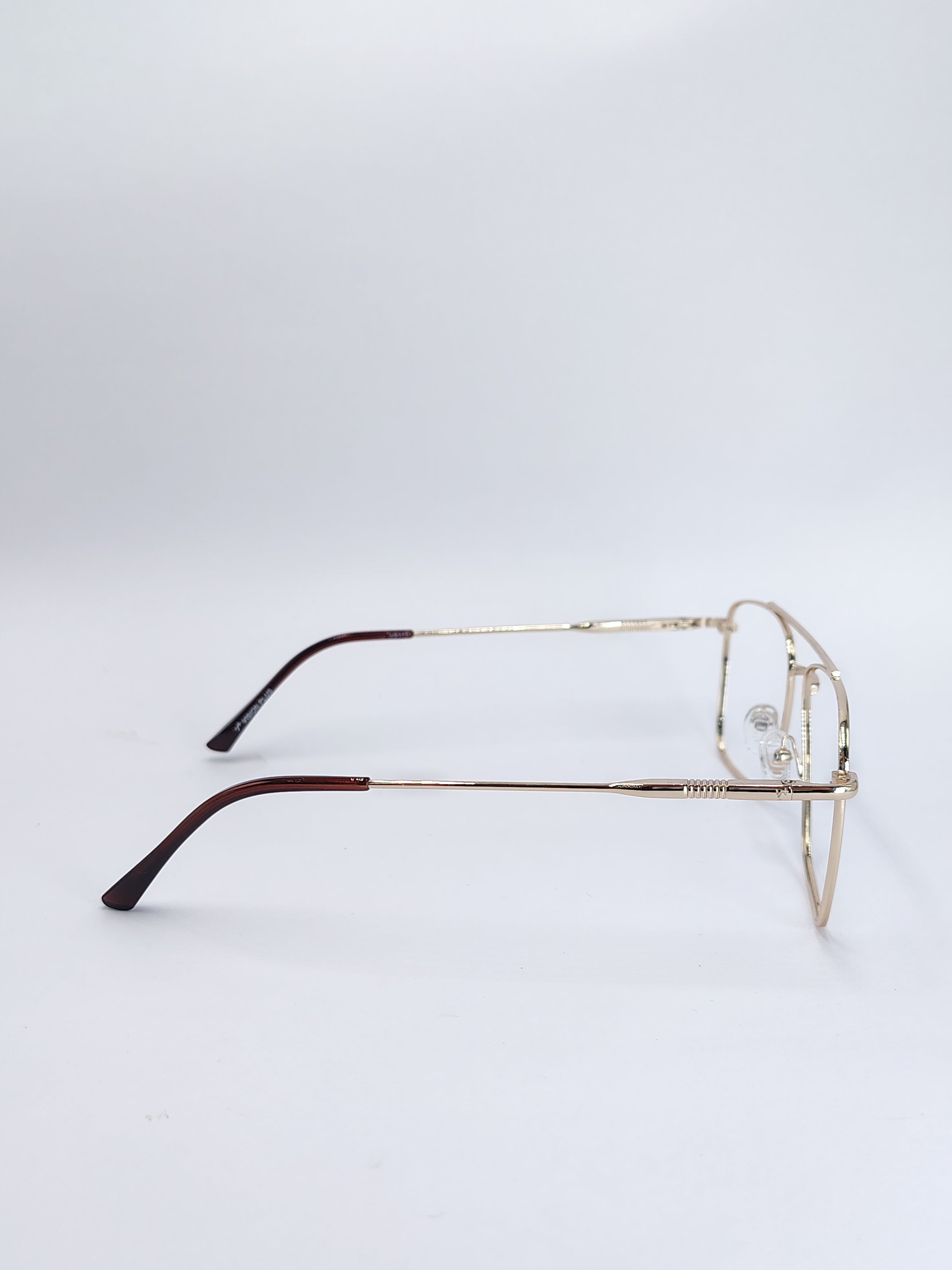 vision plus metallic gold frame