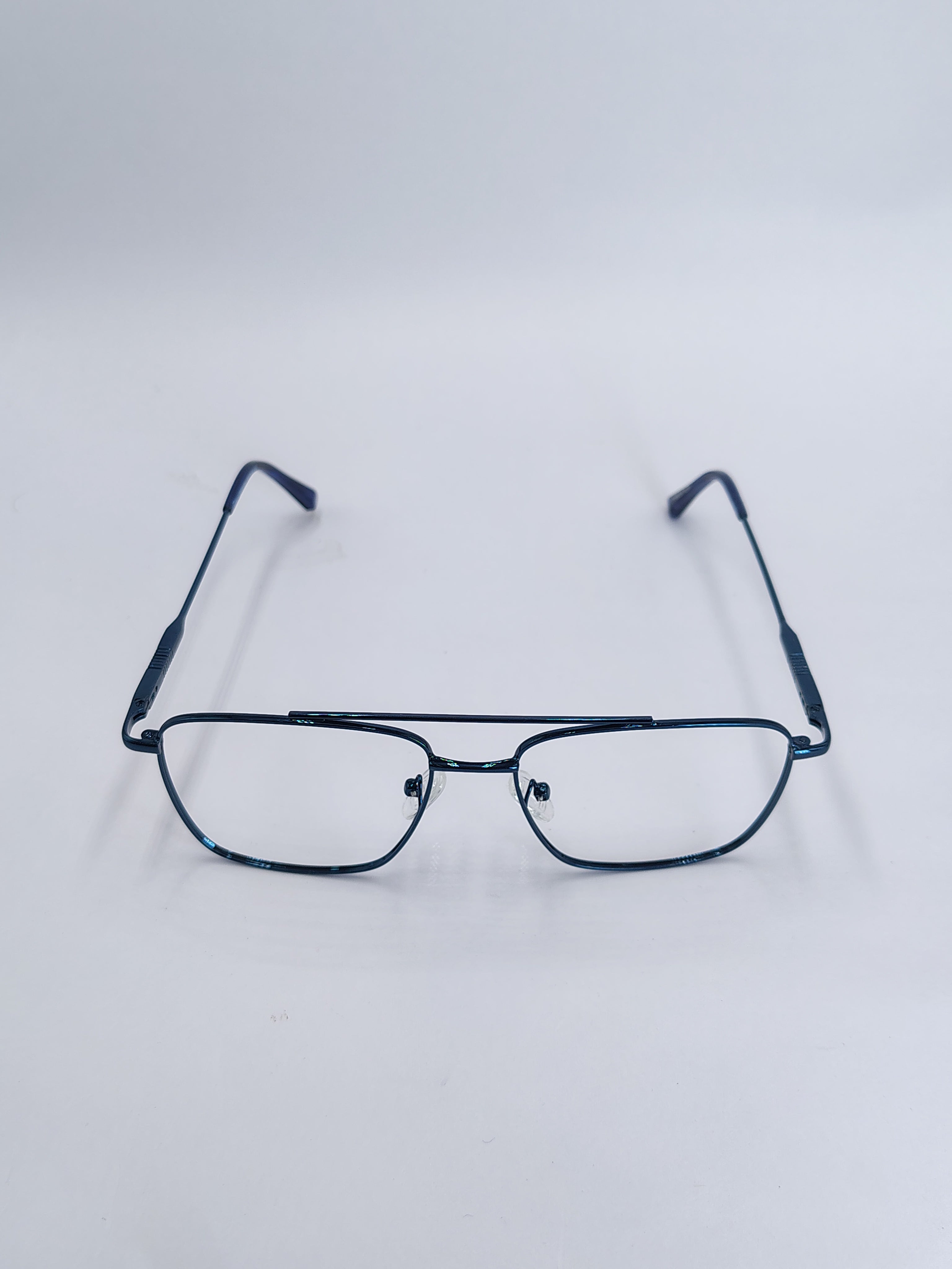 vision plus metallic blue frame