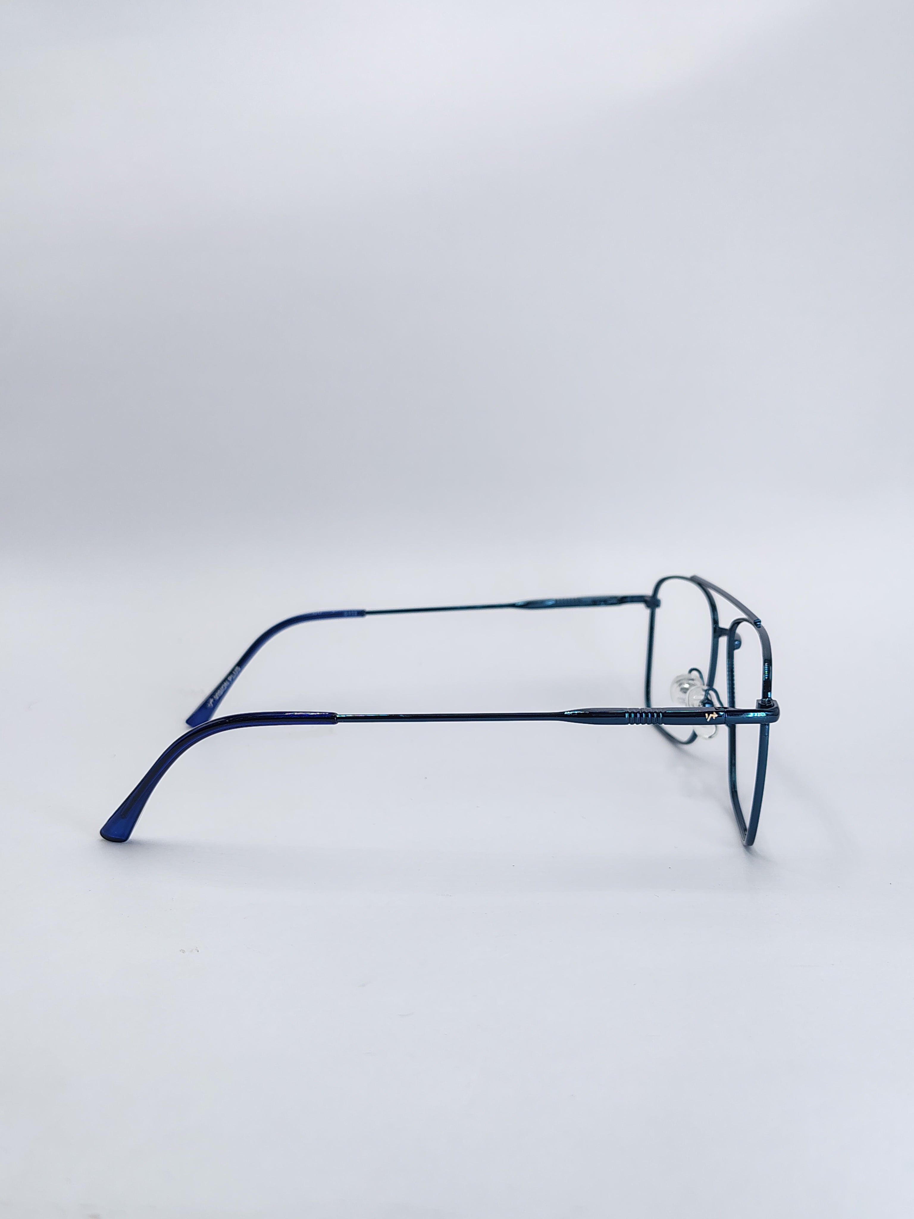 vision plus metallic blue frame