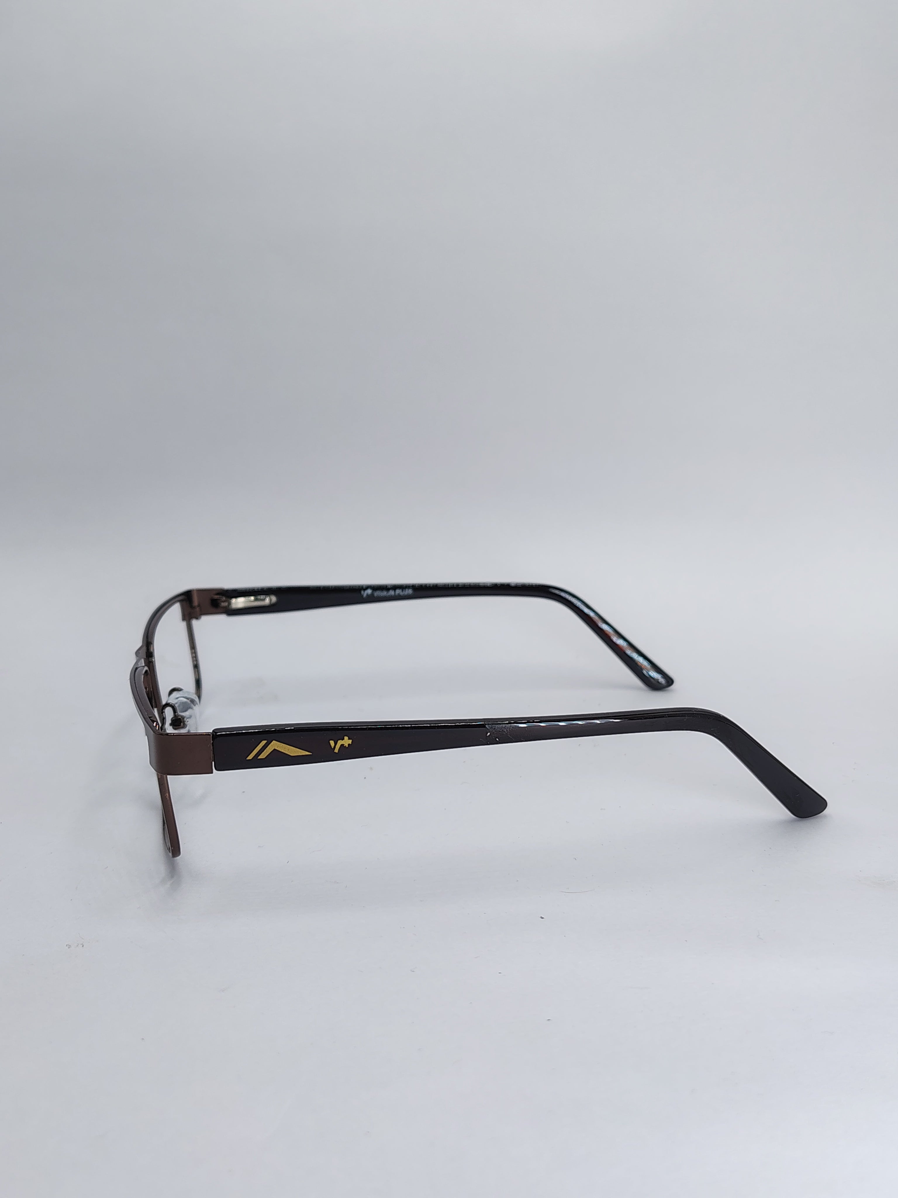 vision plus metallic brown frame