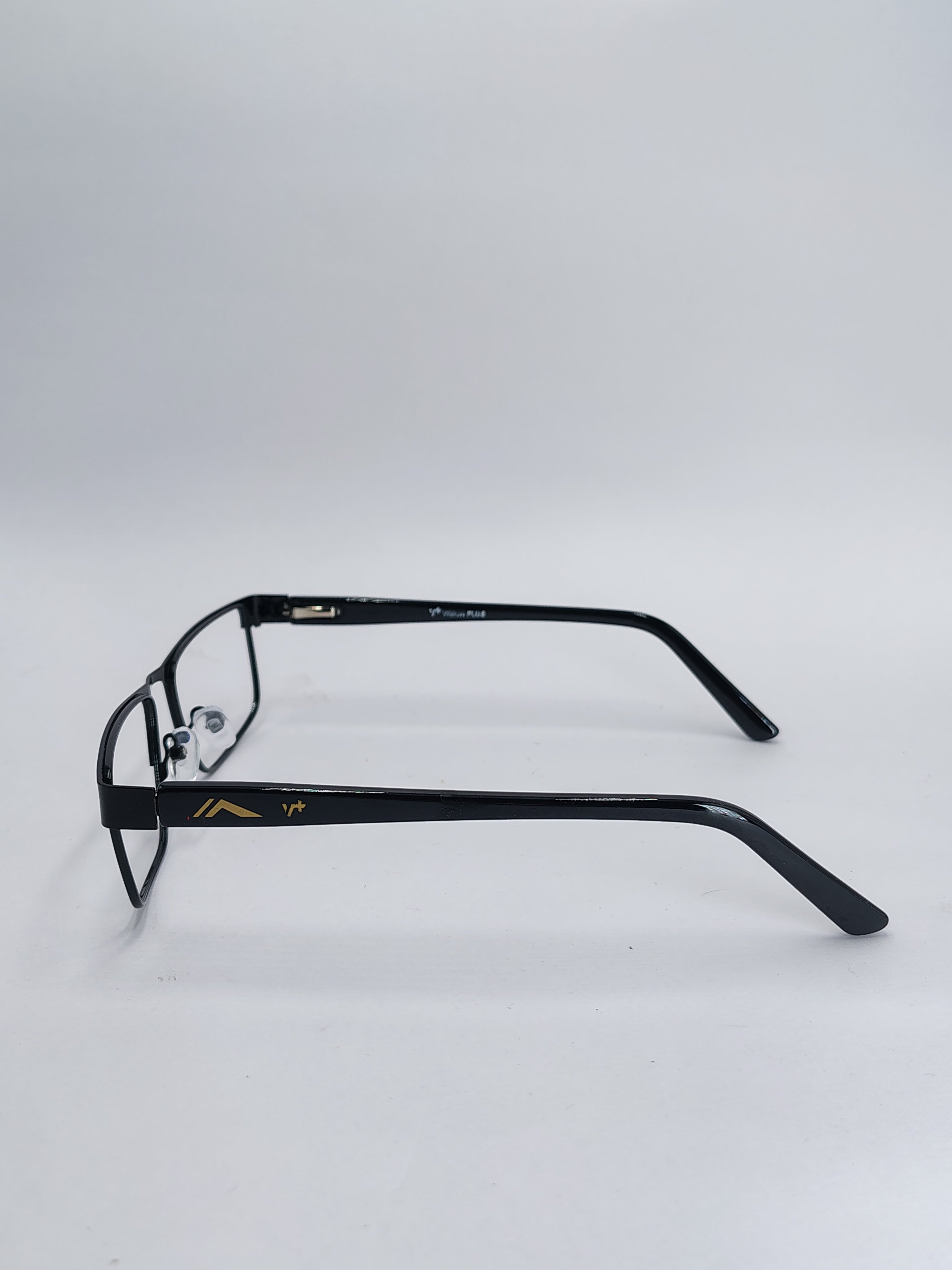 vision plus metallic full black frame