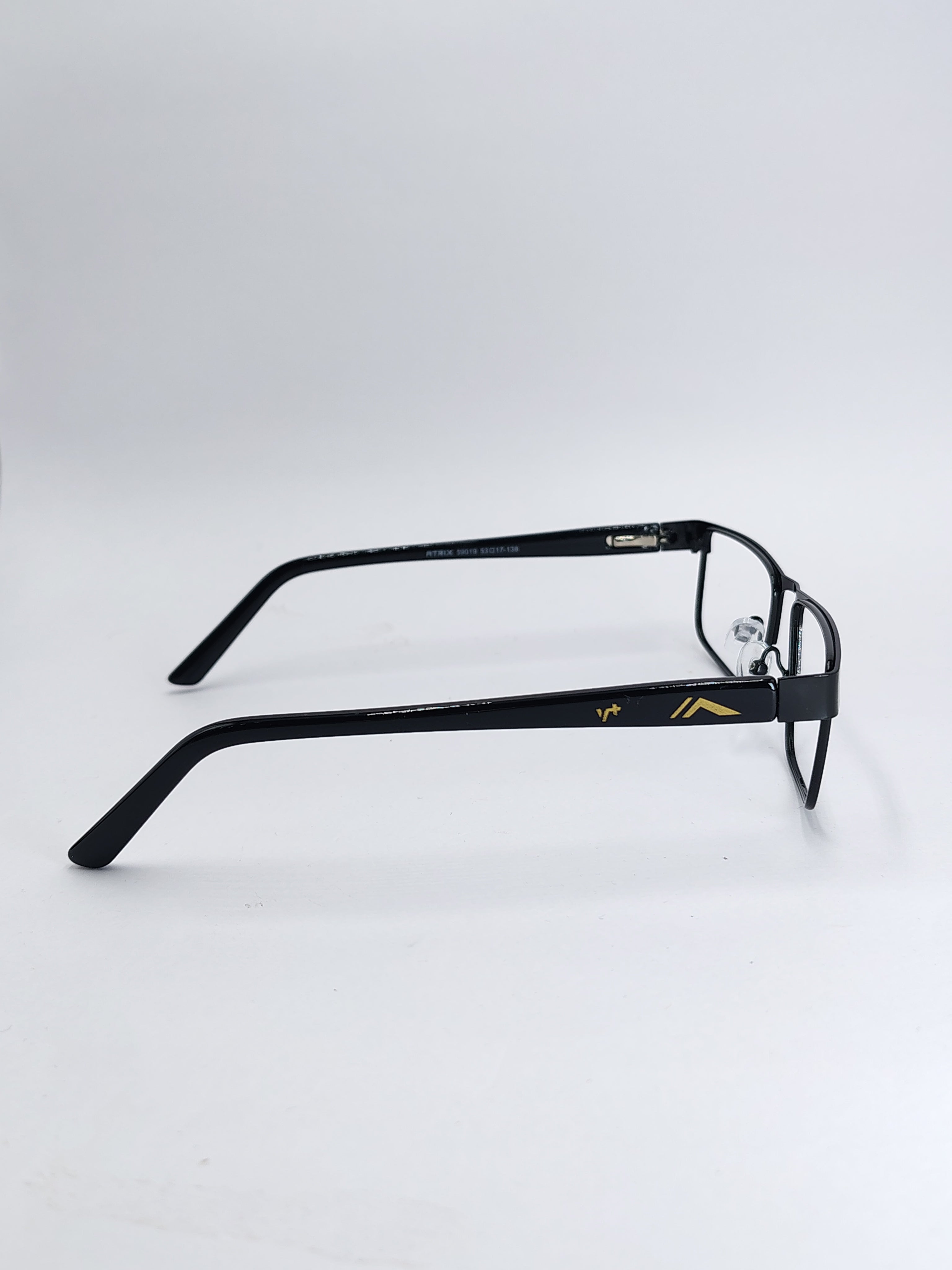 vision plus metallic full black frame