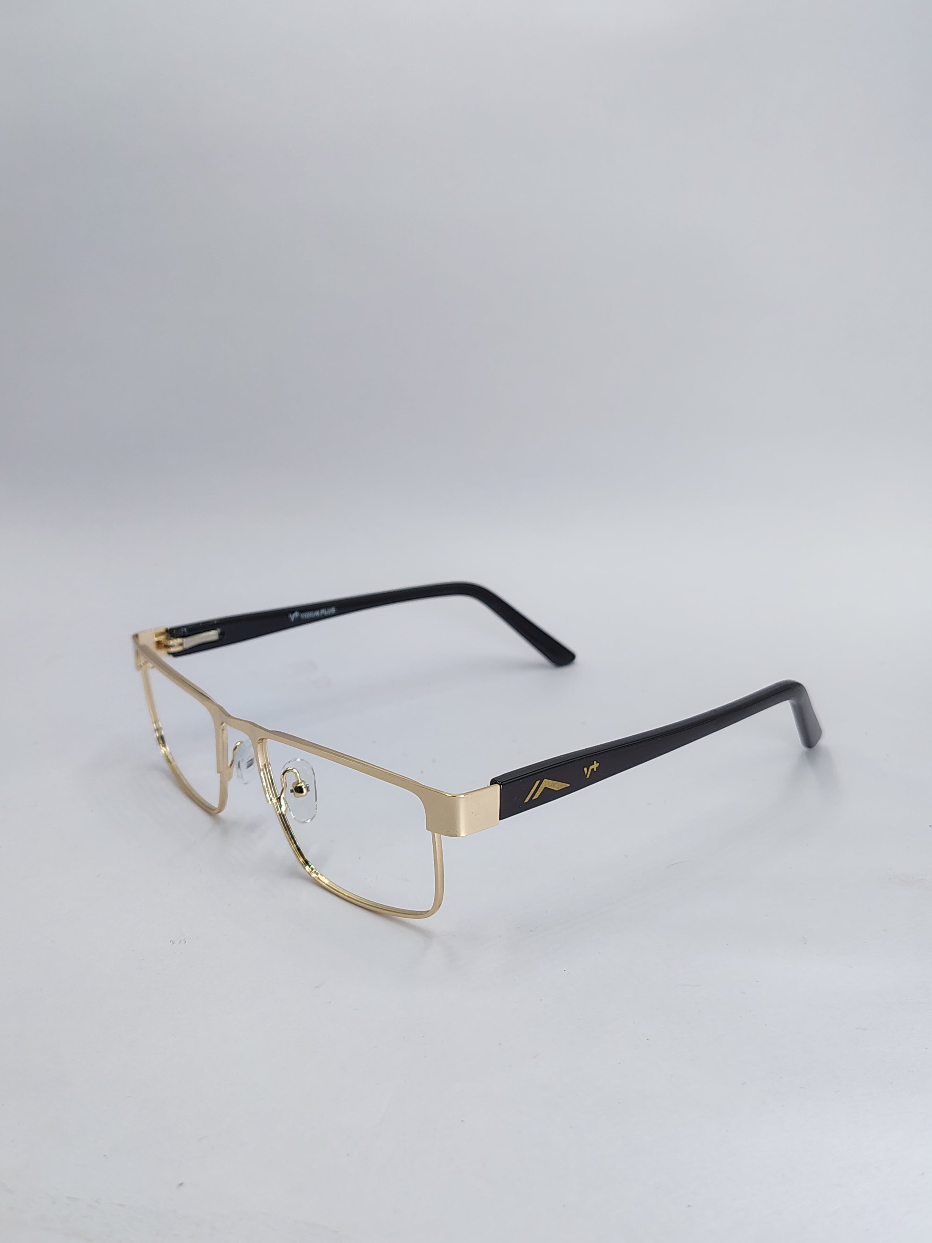 vision plus metallic golden and brown frame