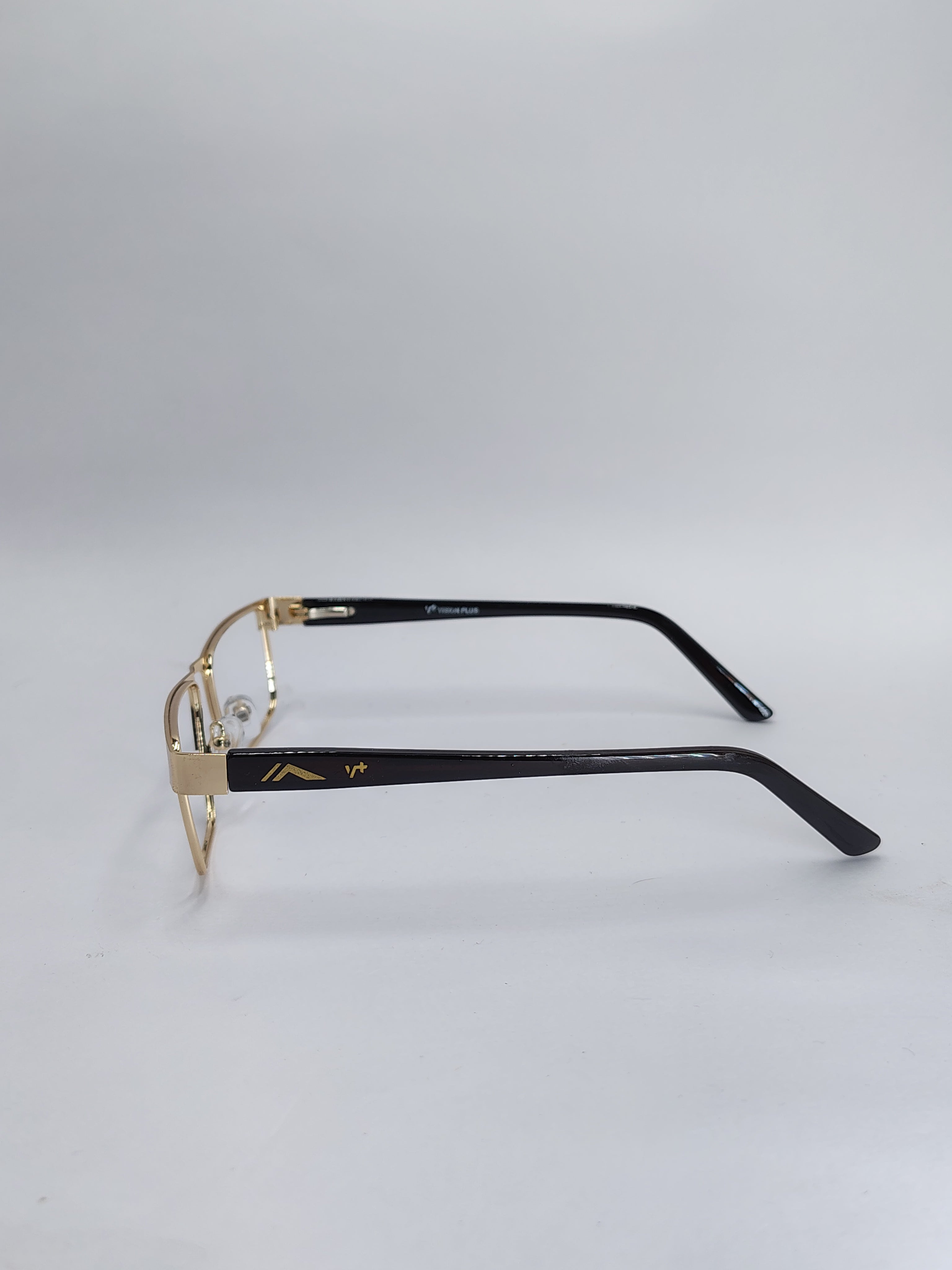 vision plus metallic golden and brown frame