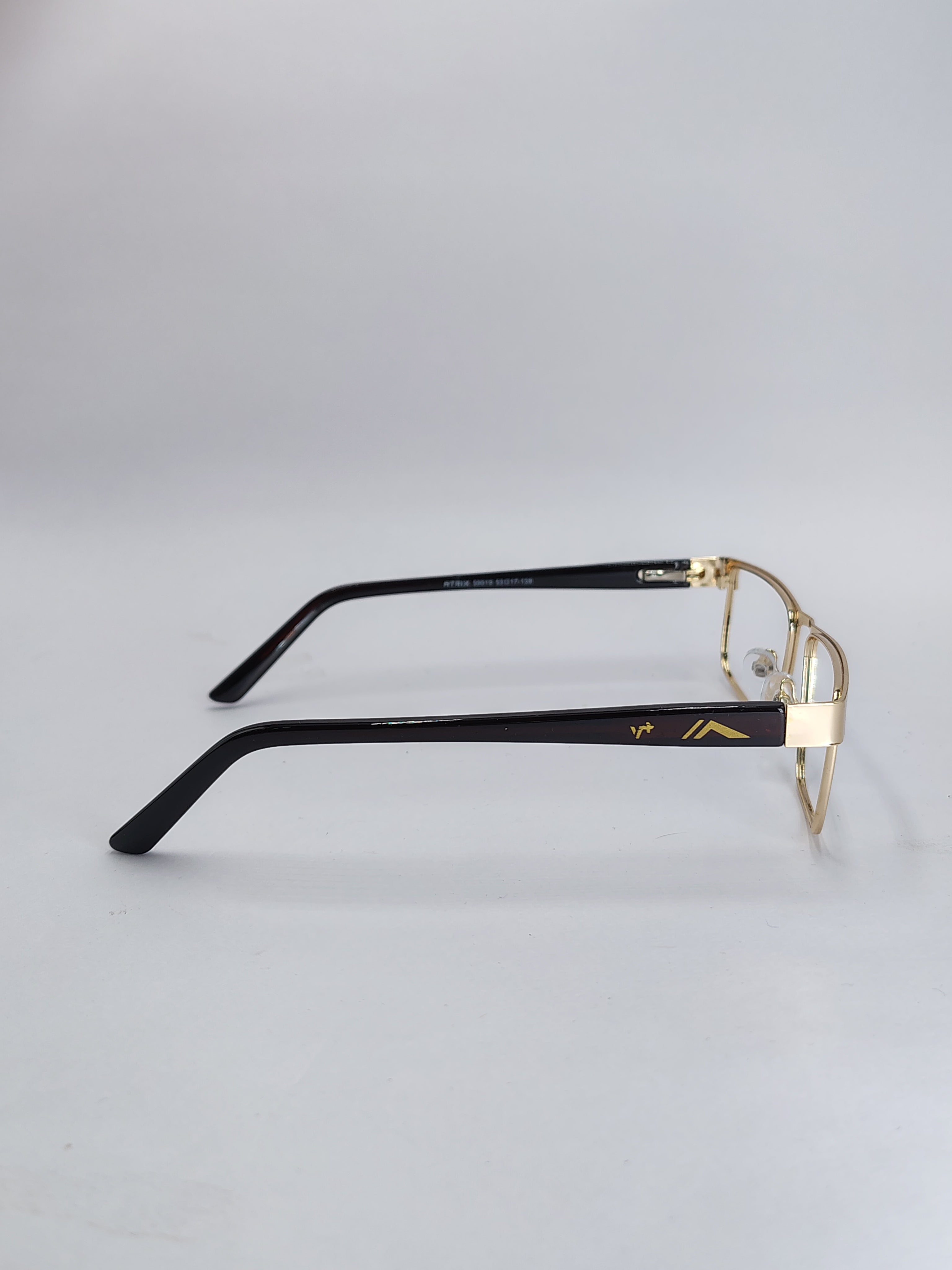 vision plus metallic golden and brown frame