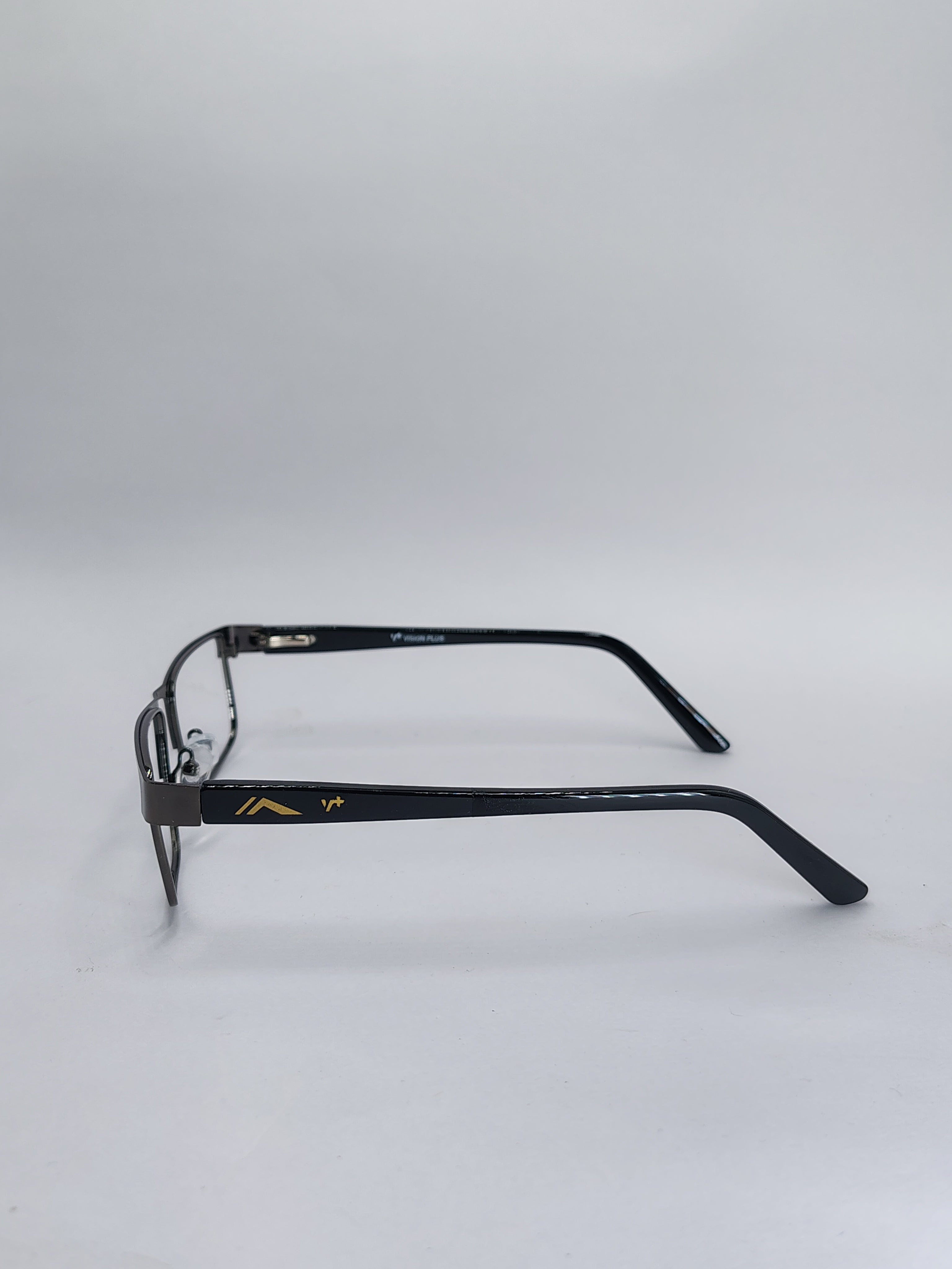 vision plus metallic gray frame