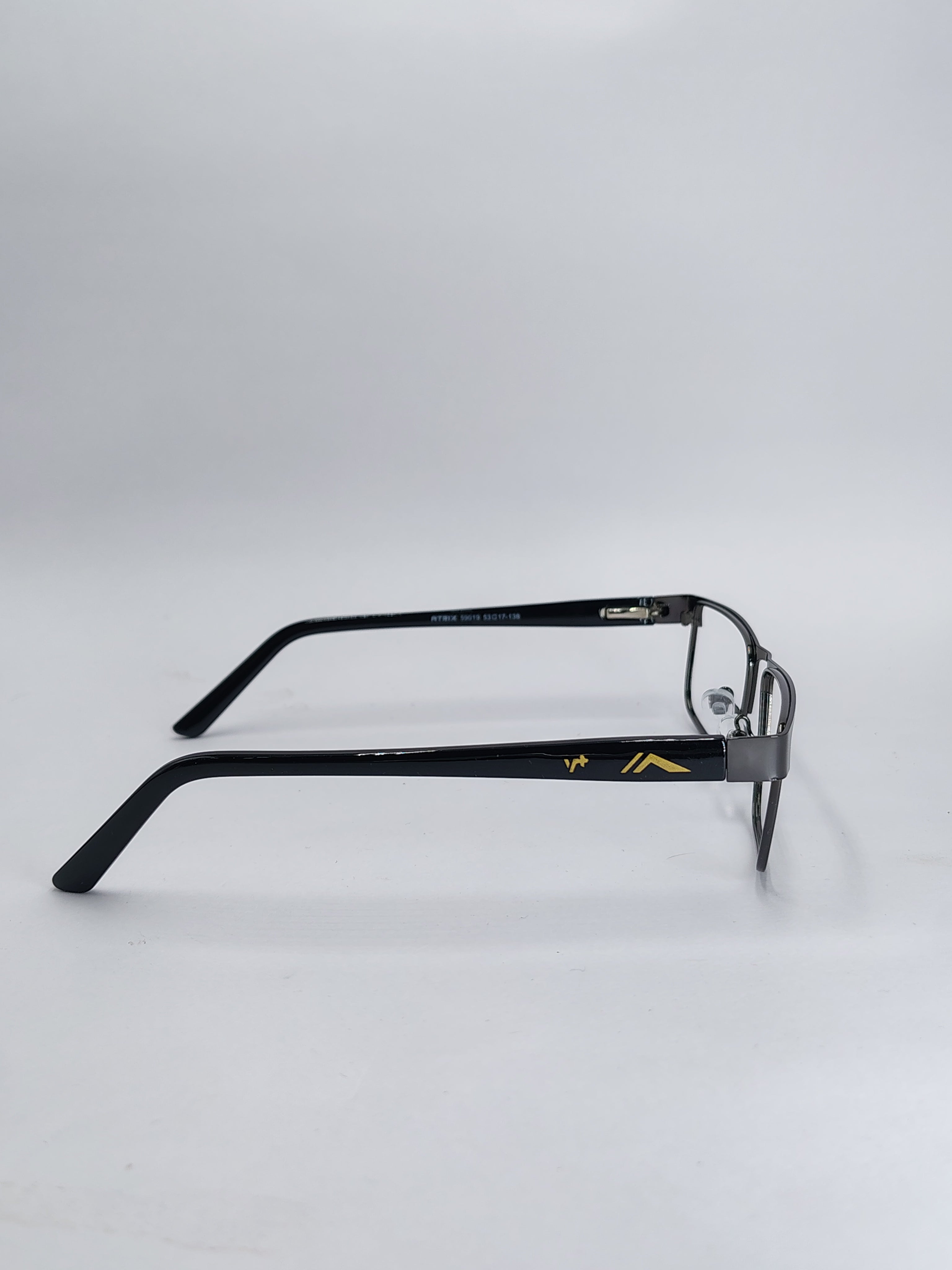 vision plus metallic gray frame