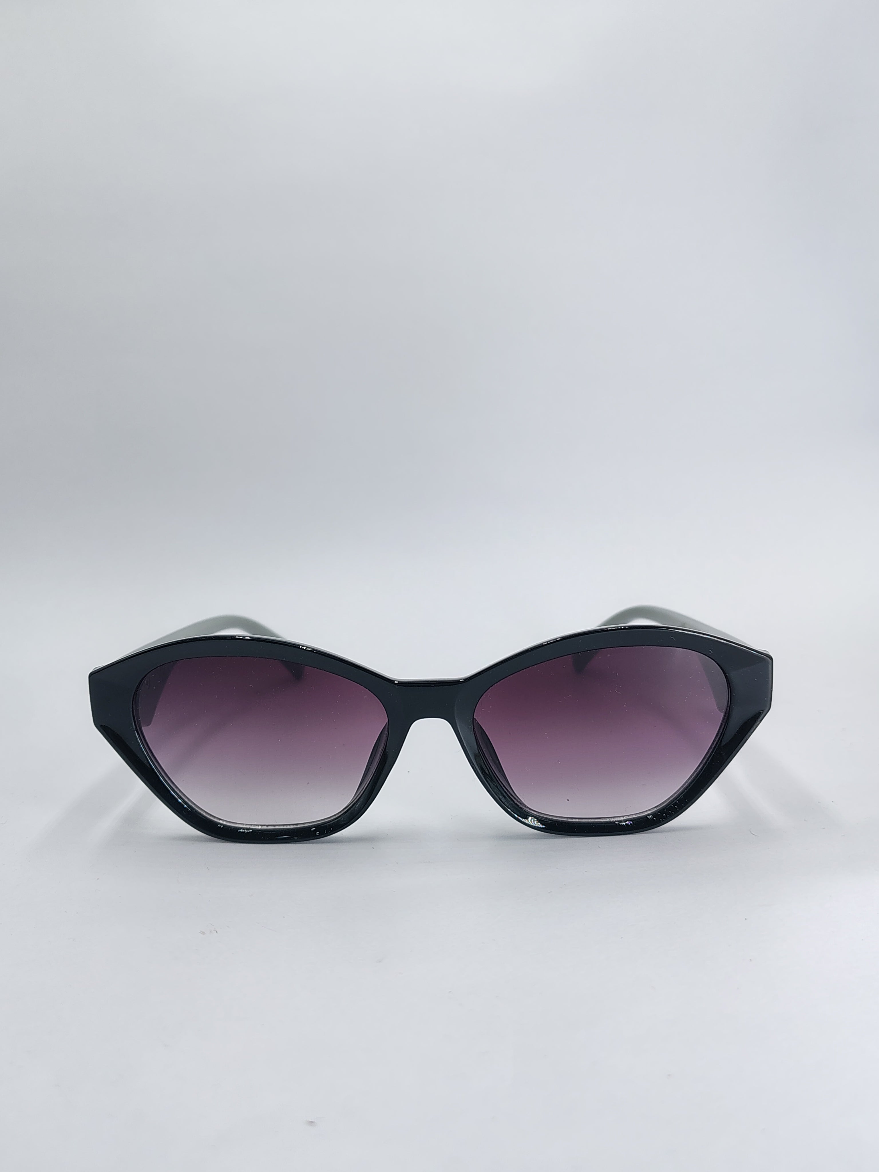 vision plus black and silver woman sunglasses