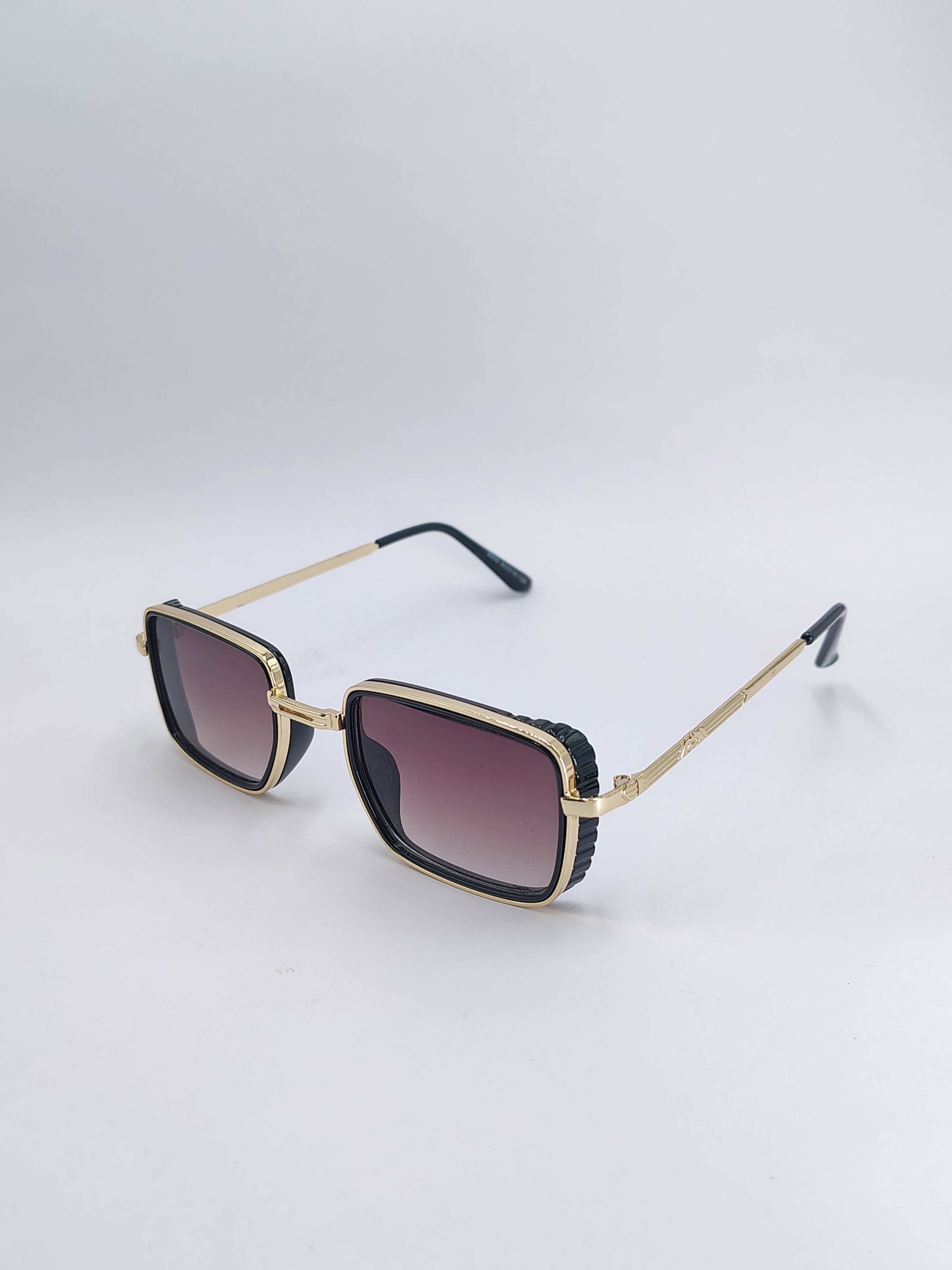 vision plus premium golden and black sunglasses
