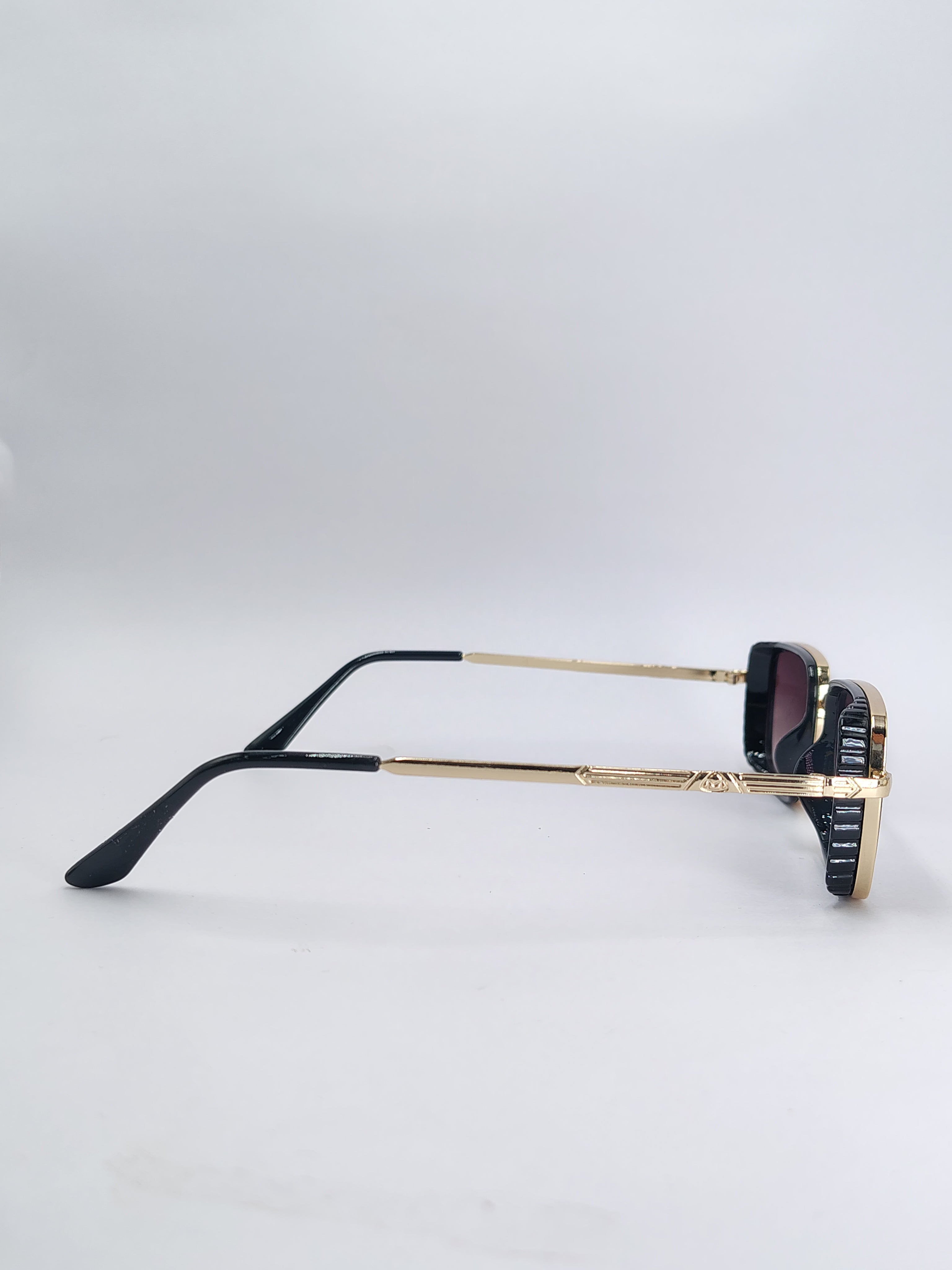 vision plus premium golden and black sunglasses