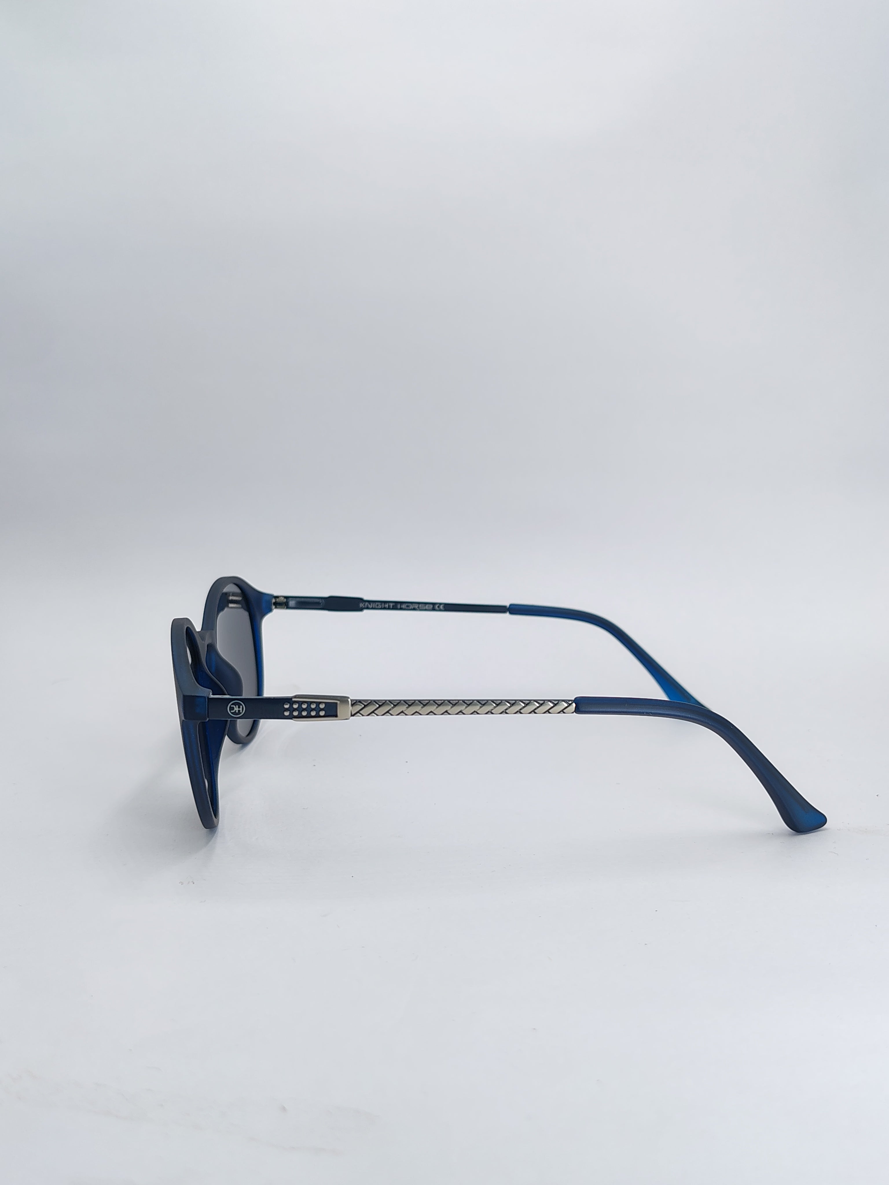 vision plus dark blue polarized metal sunglasses