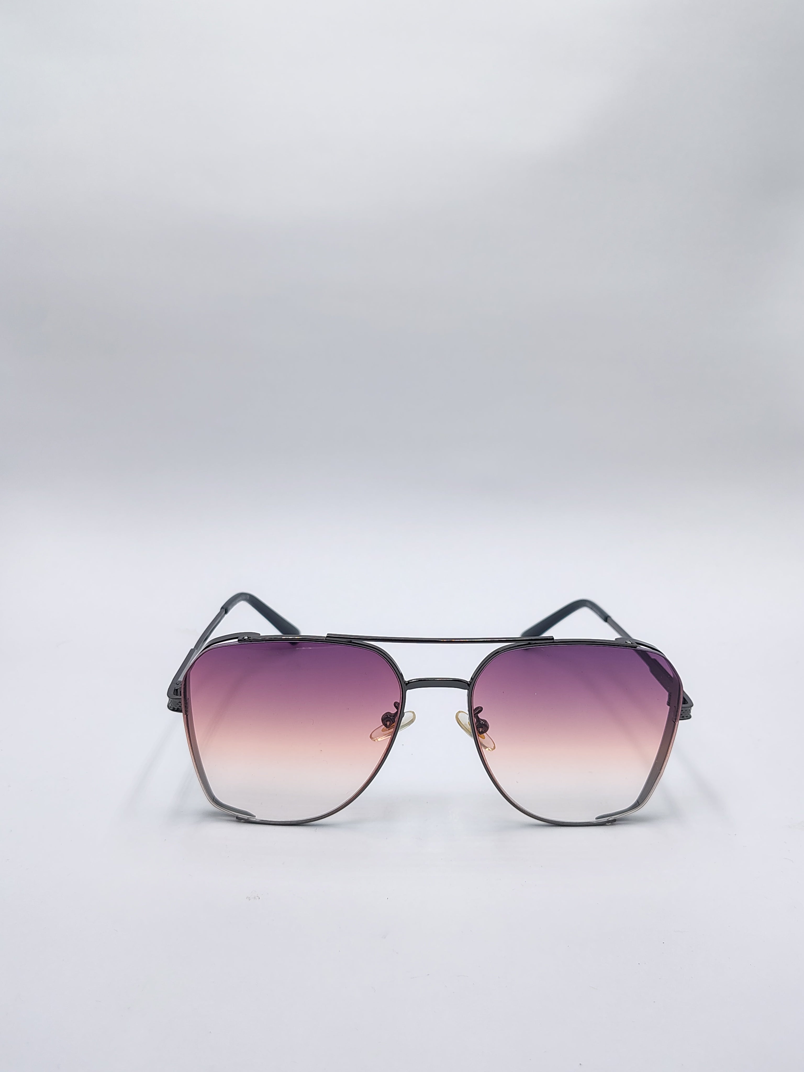 vision plus maroon shade metal sunglasses