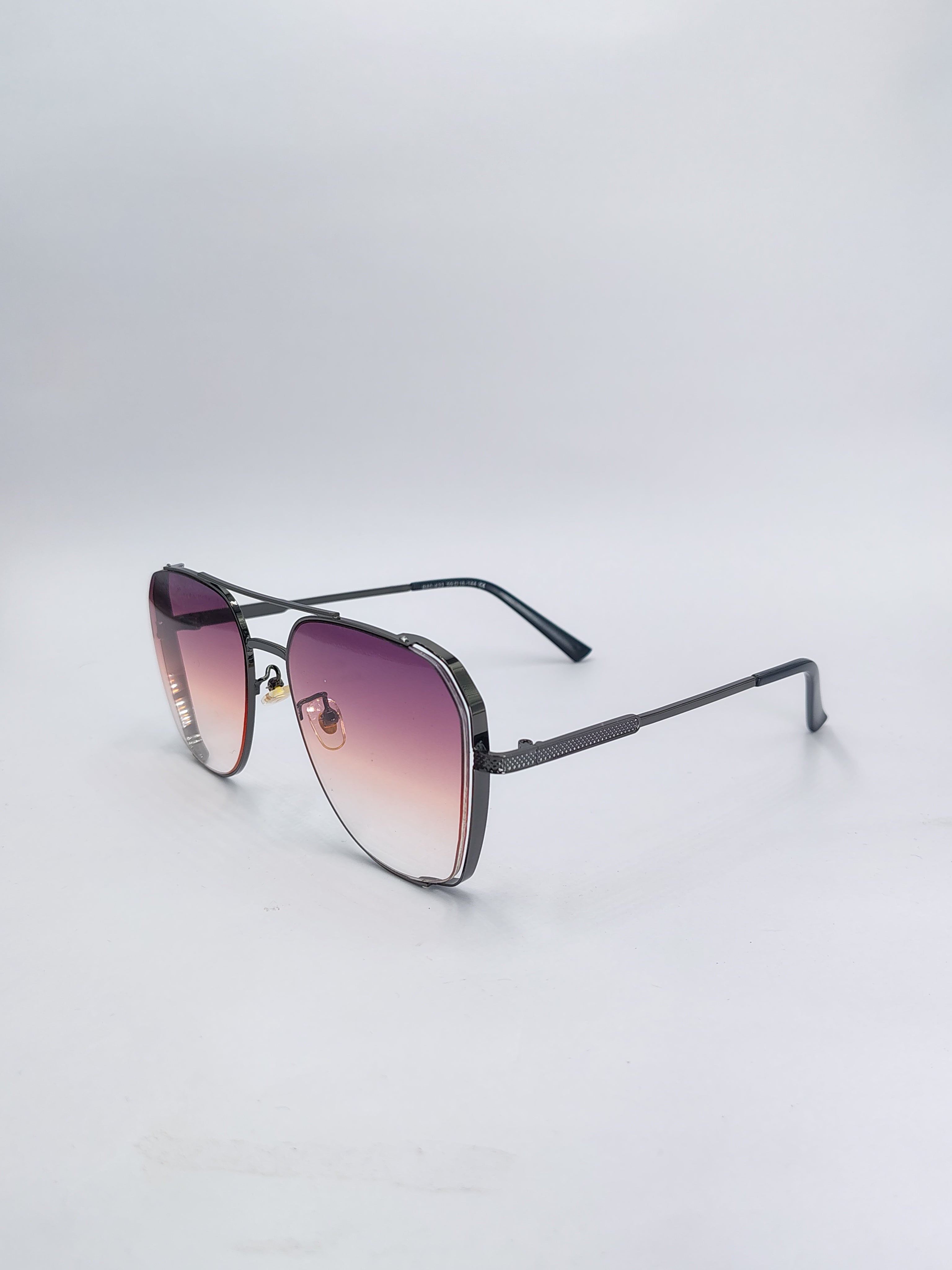 vision plus maroon shade metal sunglasses