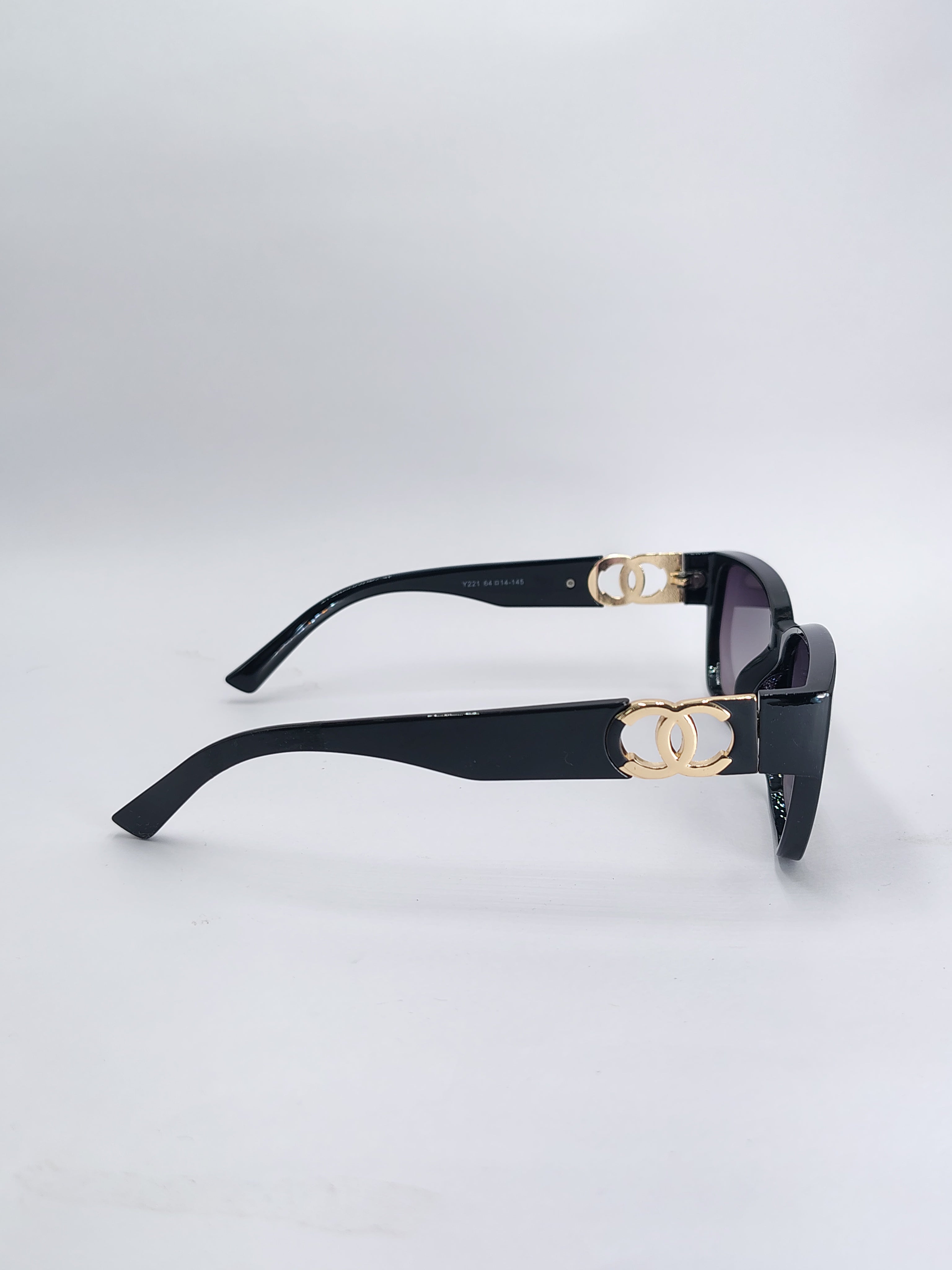 vision plus chanel polarized black edition sunglasses