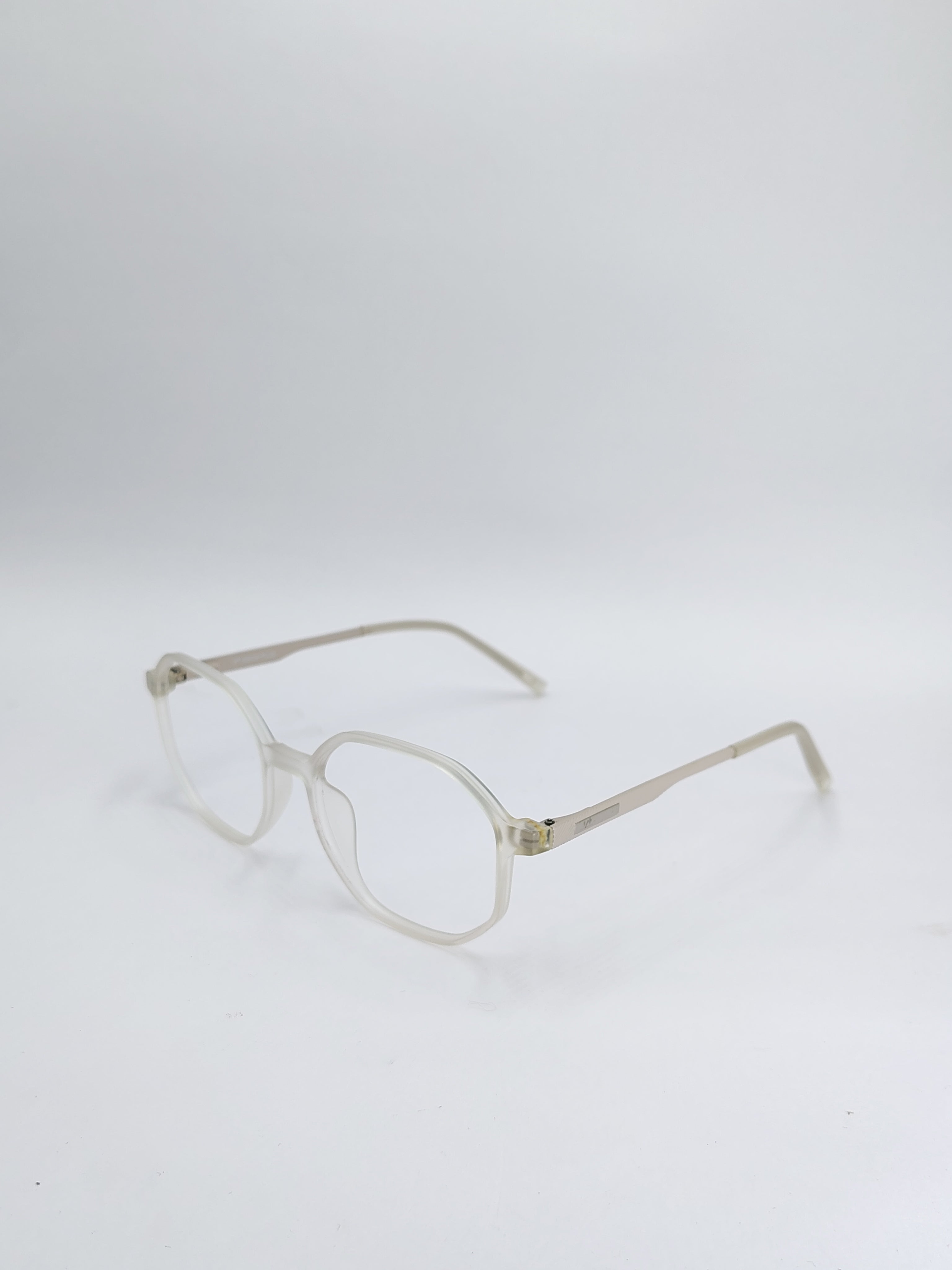 vision plus matte white frame