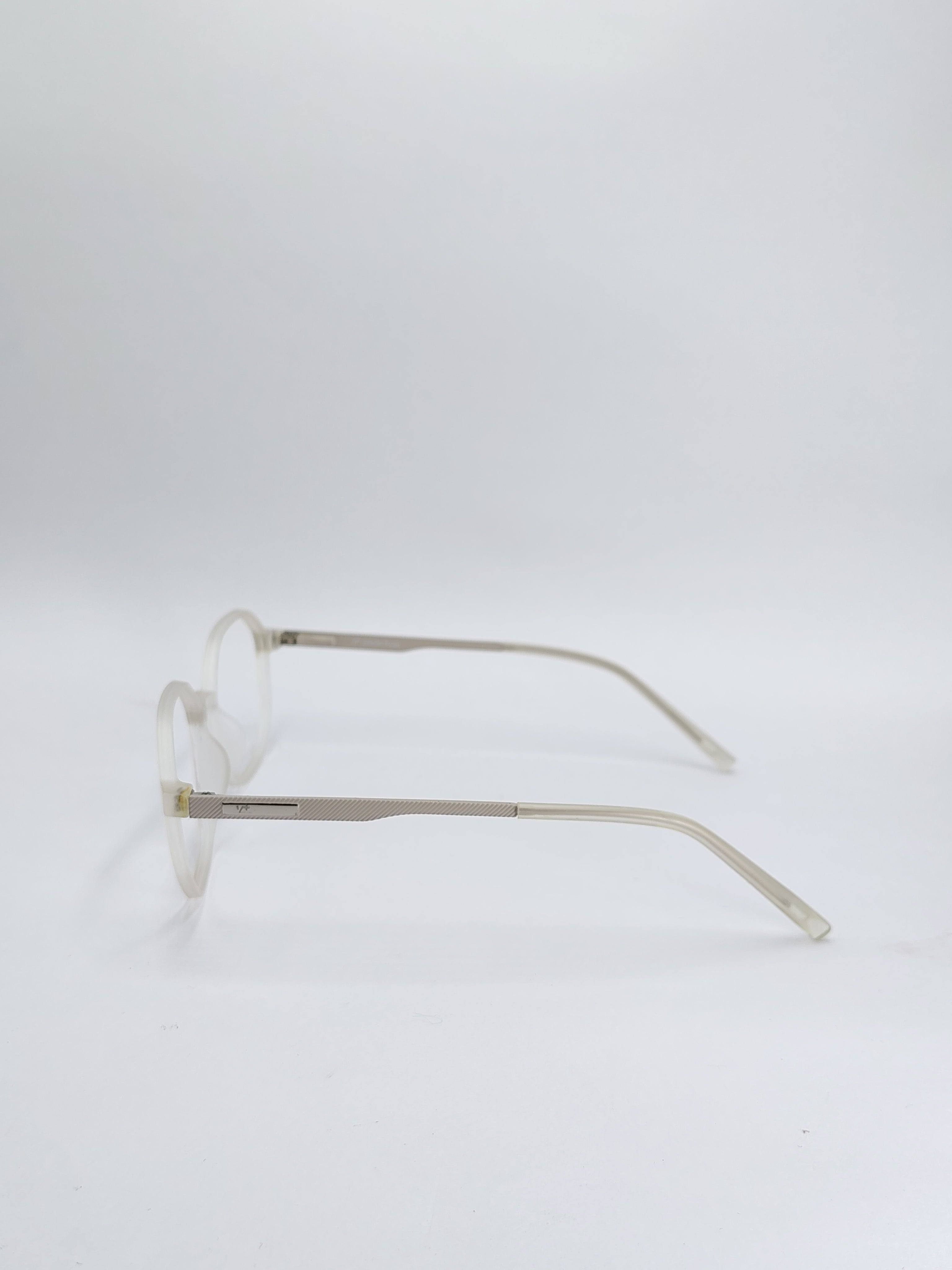 vision plus matte white frame