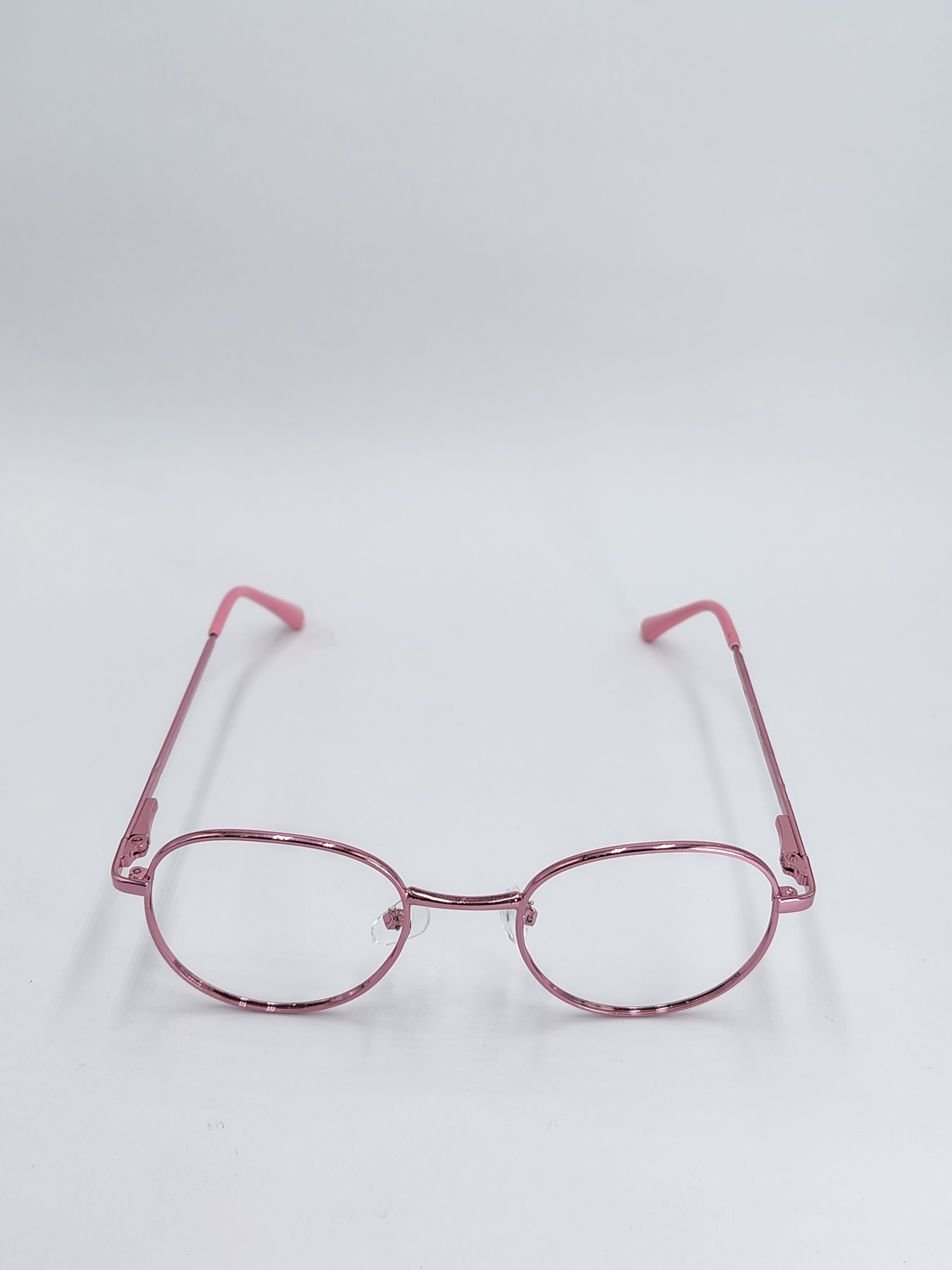 vision plus pink metallic frame