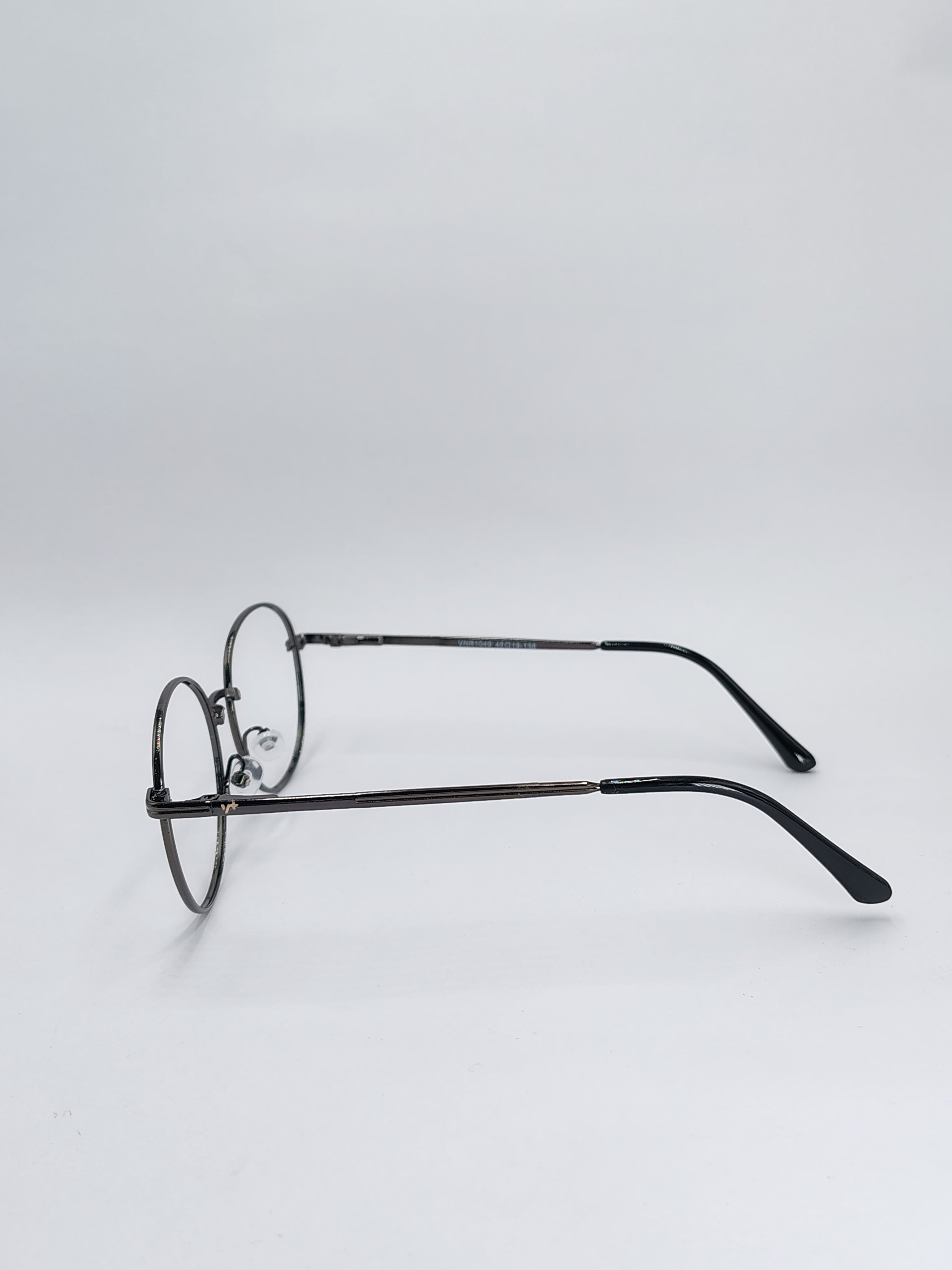 vision plus gray metallic frame